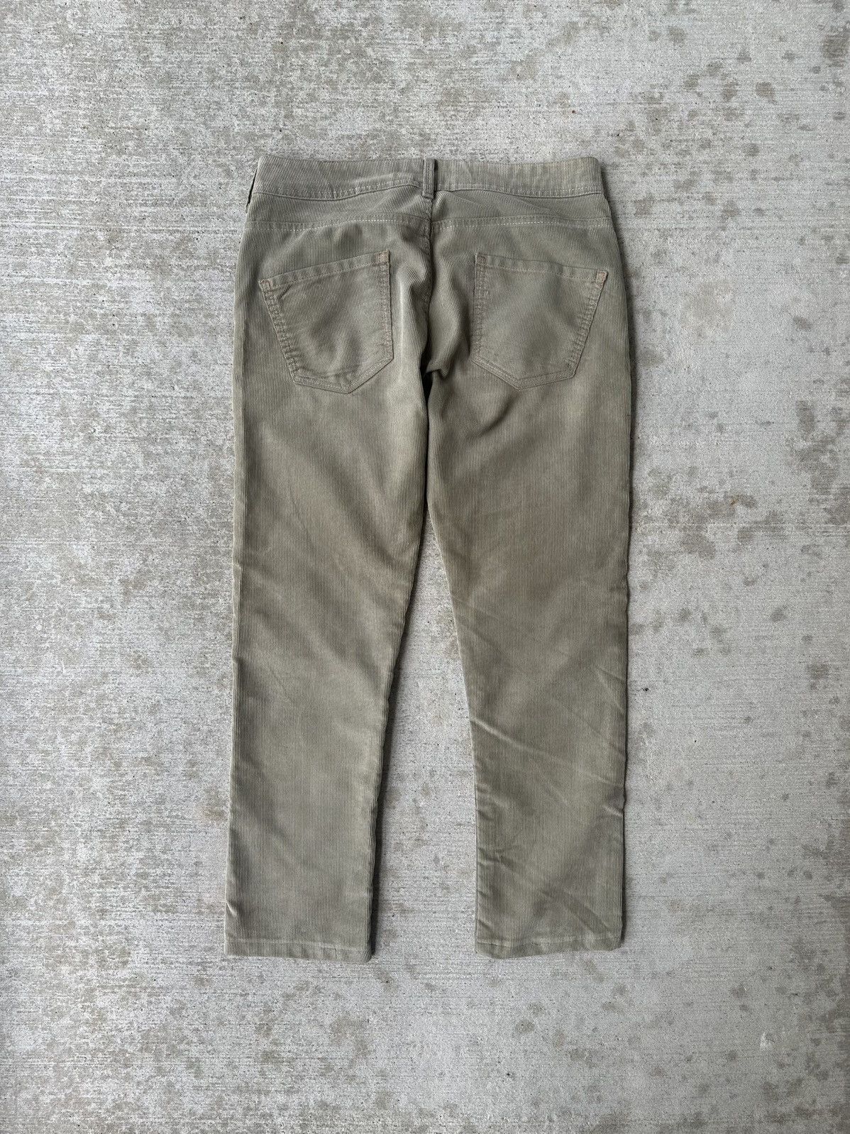 Other Vintage Olive Green Corduroy Pants Size US 33 - 8 Thumbnail