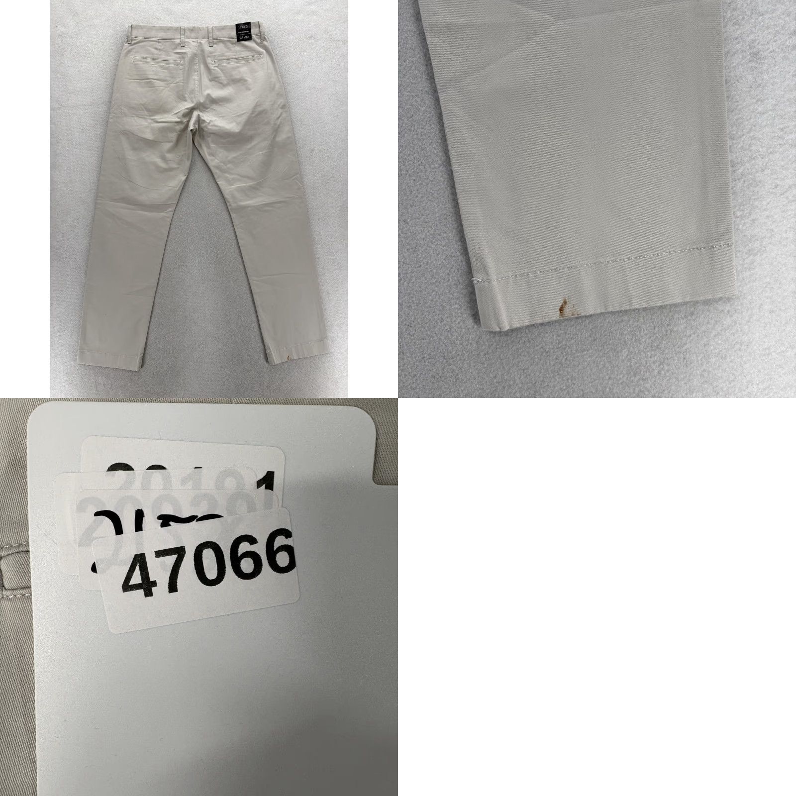 J.Crew J.Crew True Temp 365 Chino Pant Mens 31x30 Thompson Fit Gray Stretch Preppy NWT Size US 31 - 9 Thumbnail