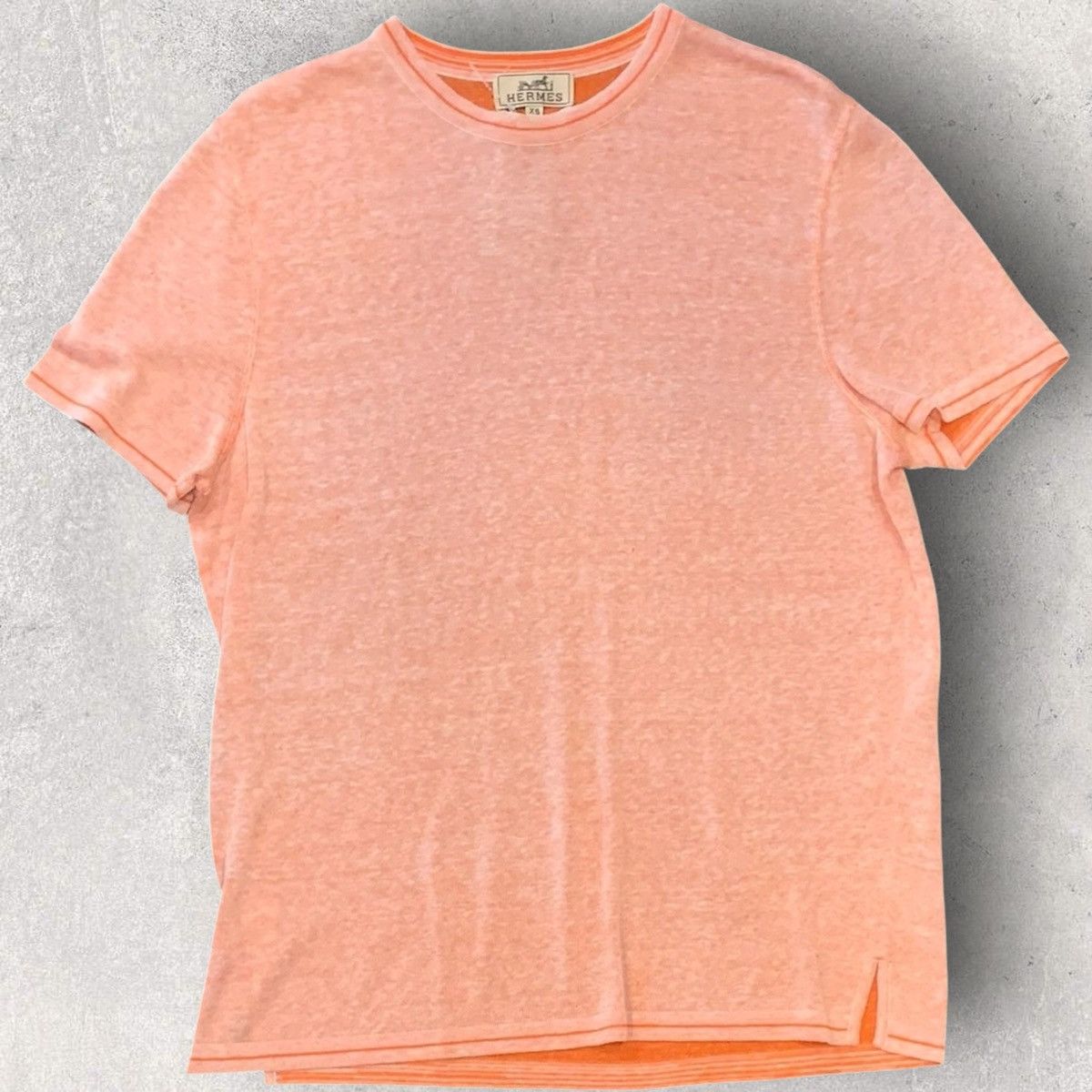 Hermes Hermes Peach Tipping Oversize T Shirt Size US XS / EU 42 / 0 - 1 Thumbnail