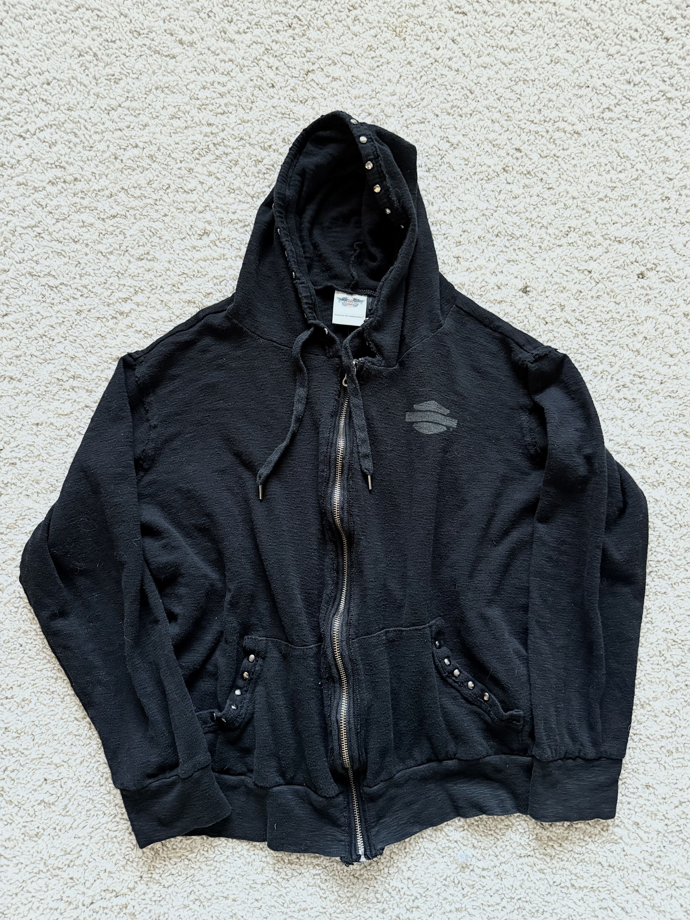 Harley Davidson Harley Davidson Bedazzled Hoodie Size XL / US 12-14 / IT 48-50 - 2 Thumbnail