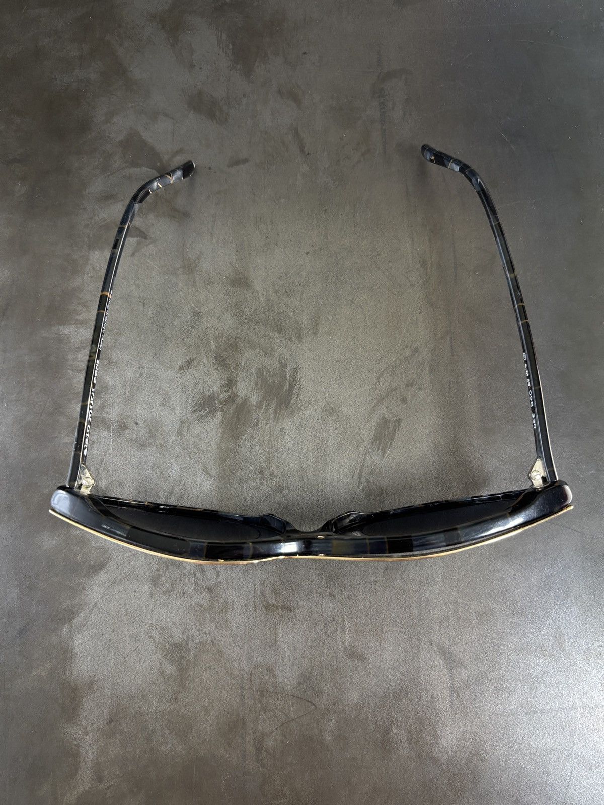 Alain Mikli × Vintage 1980s Alain Mikli Sunglasses Vintage Asymmetrical Marble 098 Size ONE SIZE - 12 Thumbnail