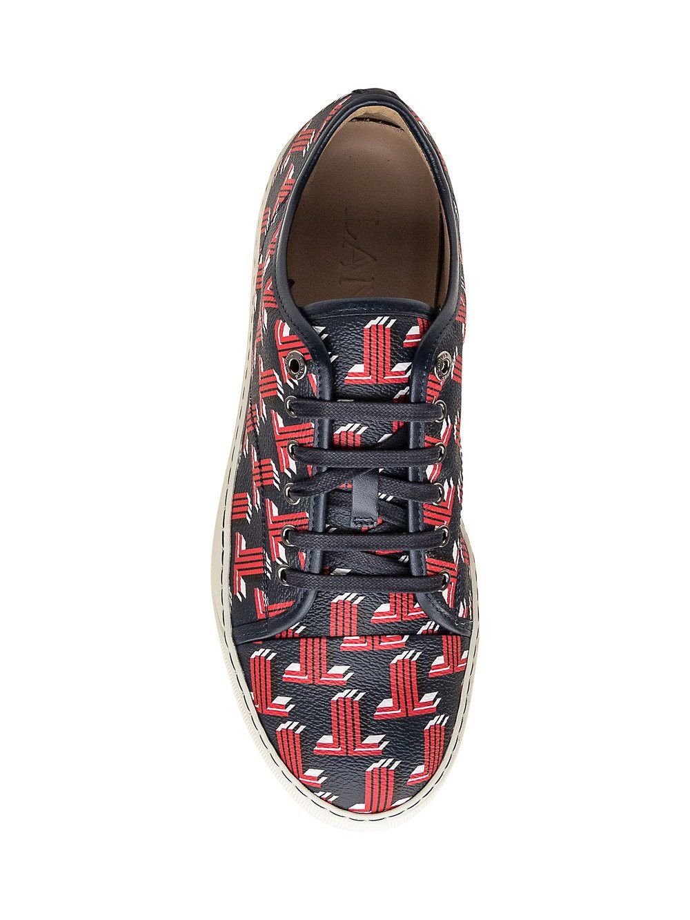 Lanvin o1y0125 Low-Top Sneakers in Midnight Blue/Red Size US 9 / EU 42 - 2 Thumbnail