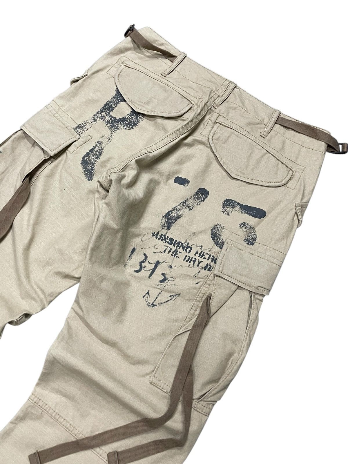 Avirex × Hysteric Glamour Rare Avirex Stencil Tattoo Naked Girl USN Cargo Pants Size US 30 / EU 46 - 13 Thumbnail