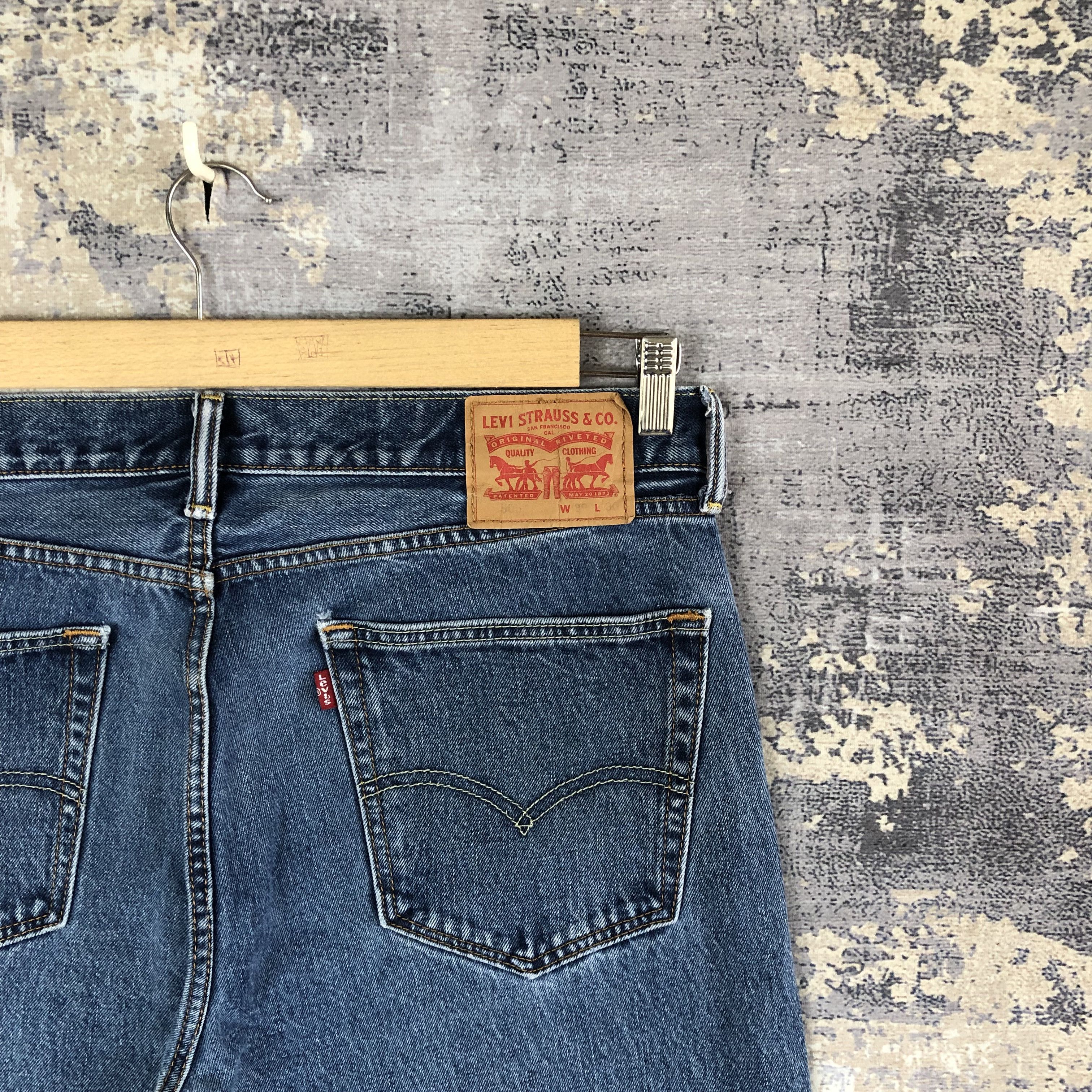 Levi's Vintage 90's Levis 505 Faded Jeans Levi's Stone Wash Denim Size US 36 / EU 52 - 5 Thumbnail