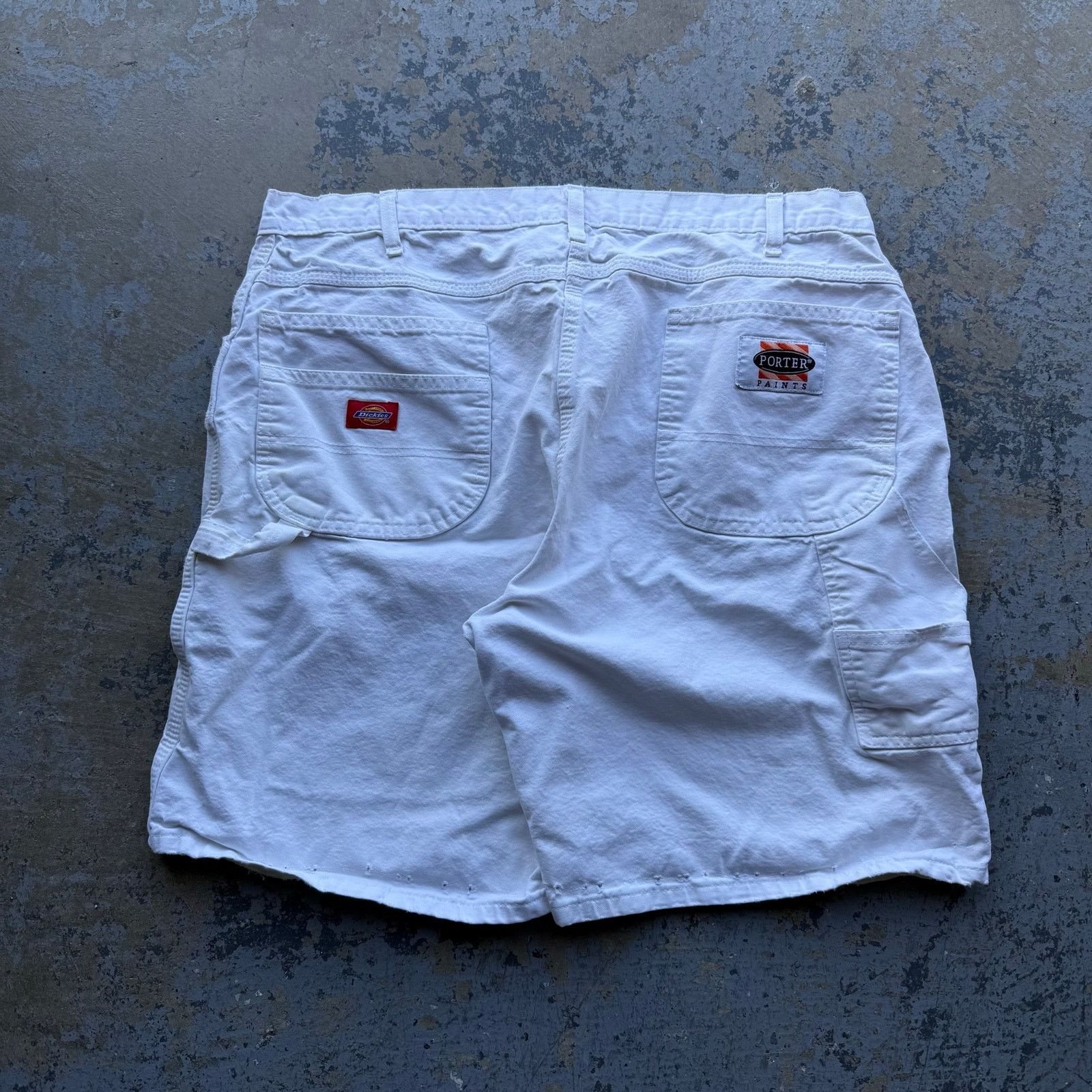 Dickies Vintage Dickies White Painter Carpenter Shorts Size US 38 / EU 54 - 1 Thumbnail
