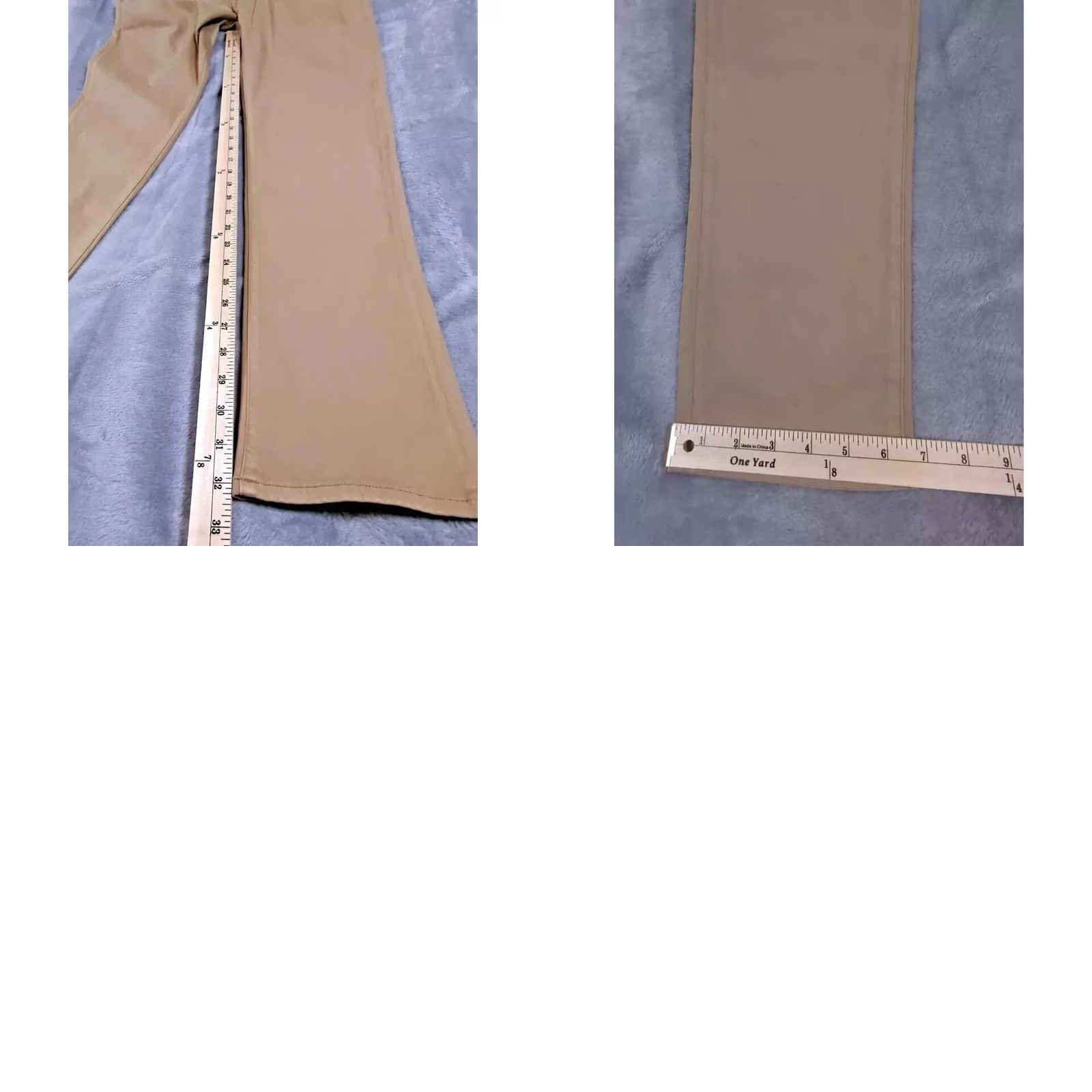 Edwin VINTAGE Edwin Pants Mens 31x32 Beige Otis Endurance Chino Zip Straight Stretch New Size US 31 - 9 Thumbnail