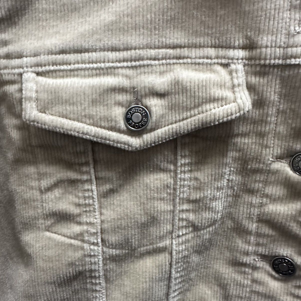 Boston Proper Boston Proper Beige Corduroy Jacket Womens Size 6 Button Up Size M / US 6-8 / IT 42-44 - 4 Thumbnail