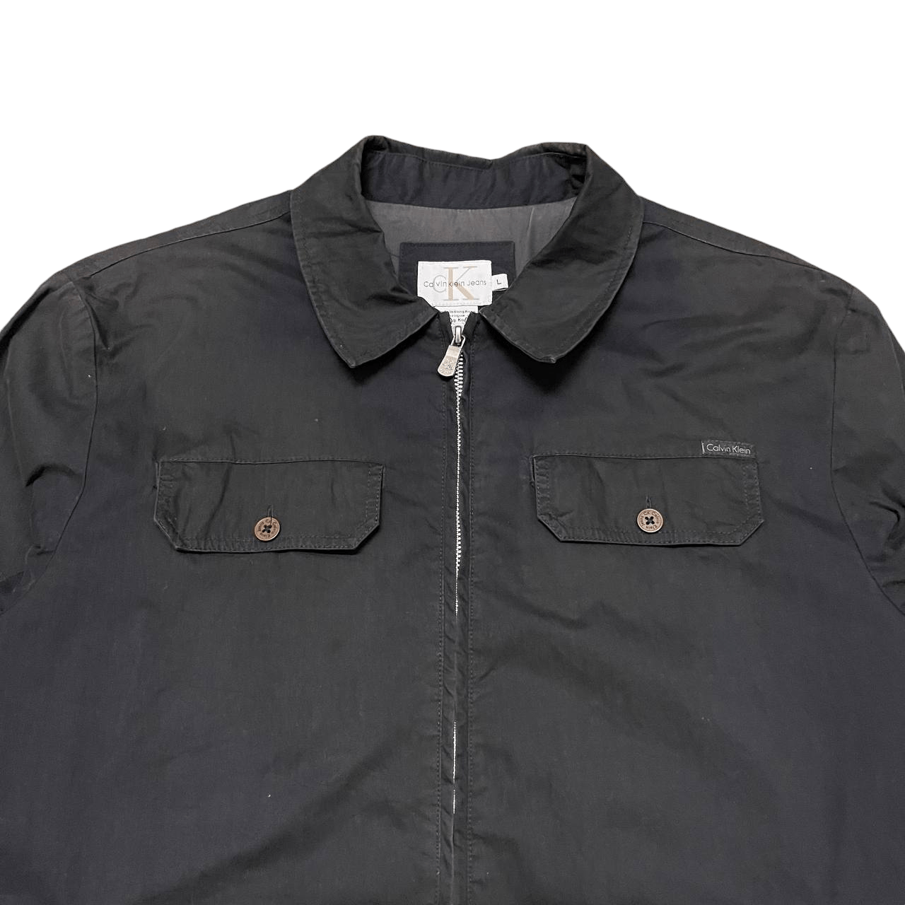 Calvin Klein Vintage CK Calvin Klein Zipper Jacket Size US L / EU 52-54 / 3 - 2 Thumbnail