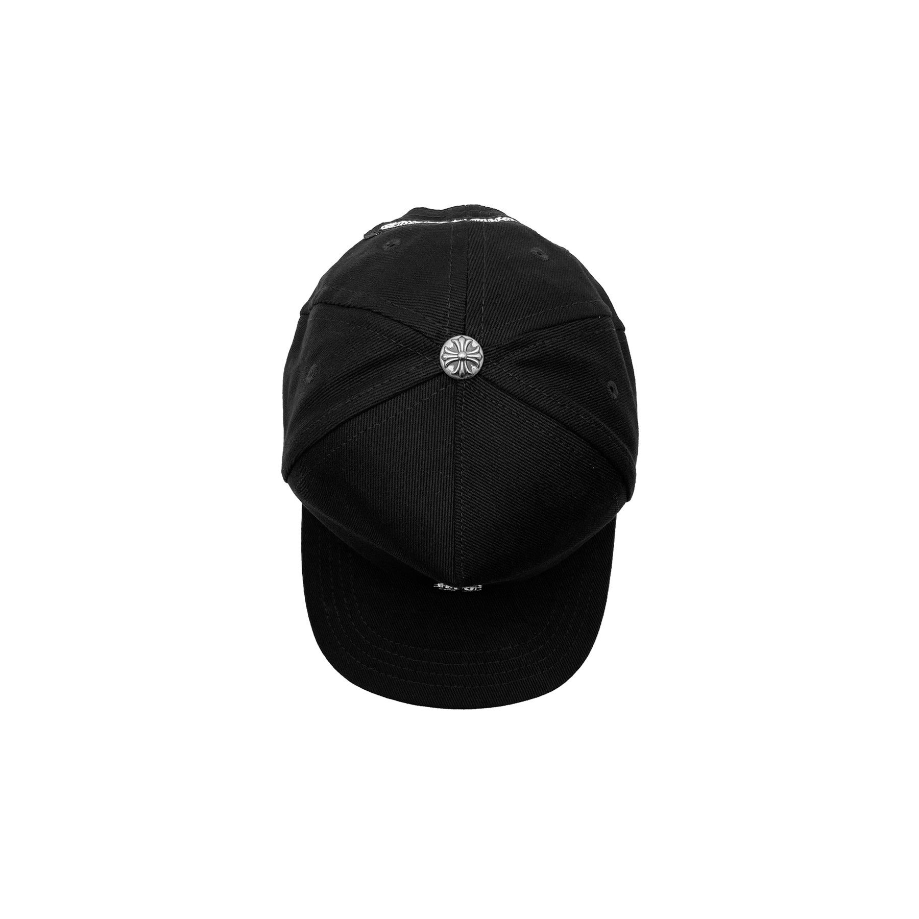 Chrome Hearts Chrome Hearts Black Embriodered Vertical Logo Baseball Cap Size ONE SIZE - 3 Thumbnail