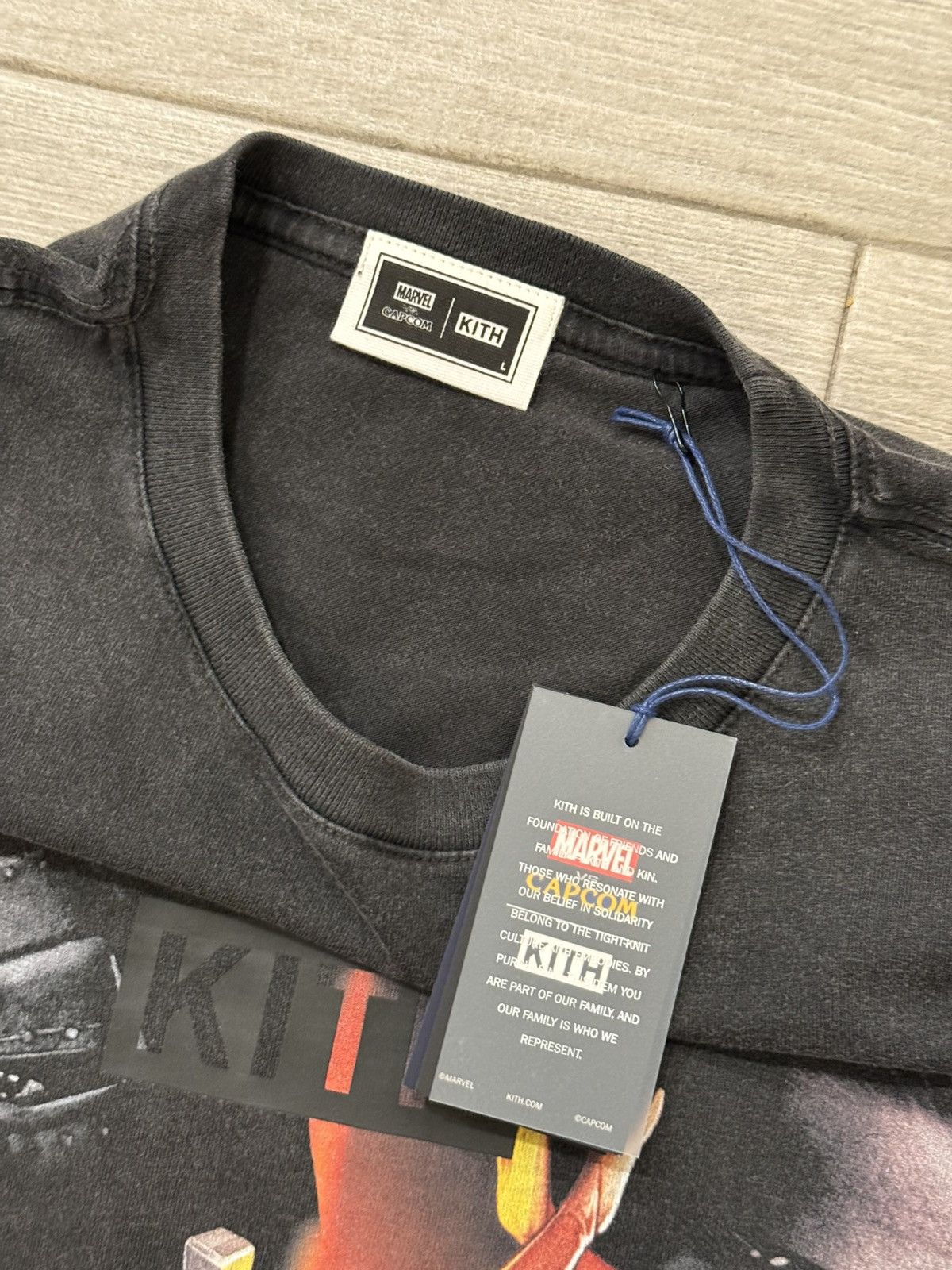 Kith KITH Marvel vs. Capcom Ultimate Vintage Tee Black Sz Large Size US L / EU 52-54 / 3 - 4 Thumbnail