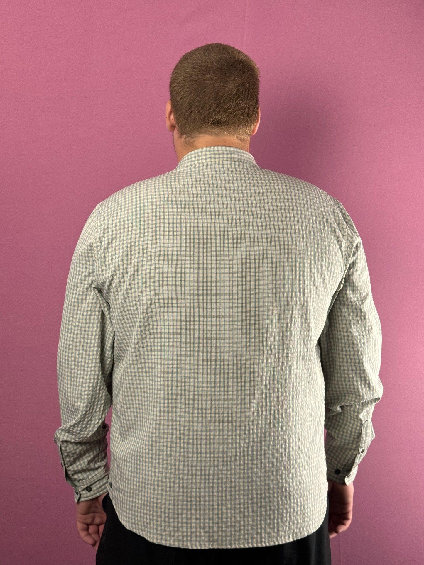 Adidas × Vintage Adidas NANO-TEX Vintage Men's Trekking Check Shirt - XXL Size US XXL / EU 58 / 5 - 5 Thumbnail