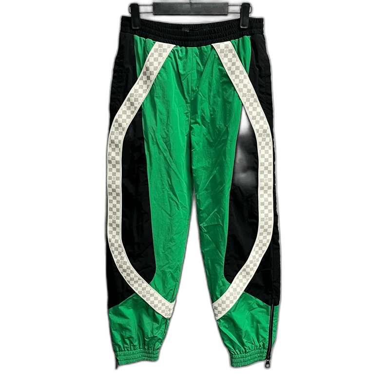 Louis Vuitton Green Checkered Jogging Pants