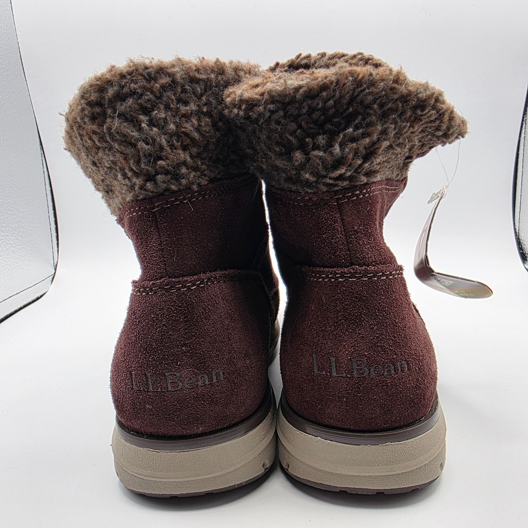 L.L. Bean LL Bean Mountain Lodge Womens Size 6 Brown Boots Fleece Coll Size US 6 / IT 36 - 5 Thumbnail