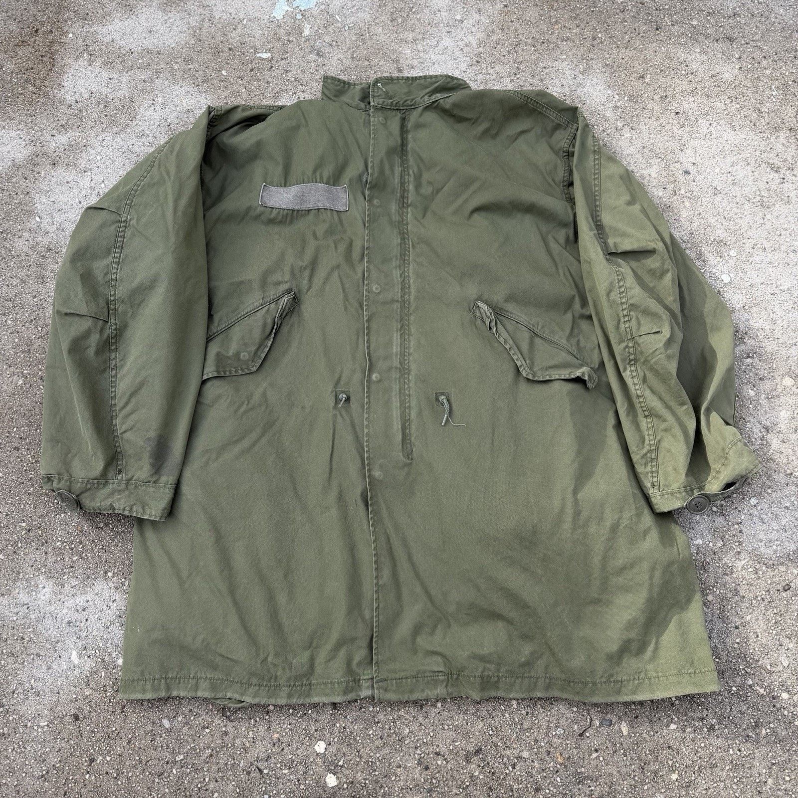 Vintage Vintage 80s U.S. Army Military Cold Weather Fishtail Parka Size US L / EU 52-54 / 3 - 1 Thumbnail