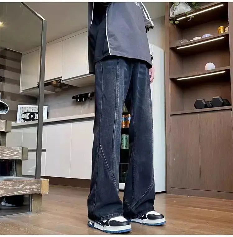 Japanese Brand Straight washed casual jeans Size US 32 / EU 48 - 2 Thumbnail