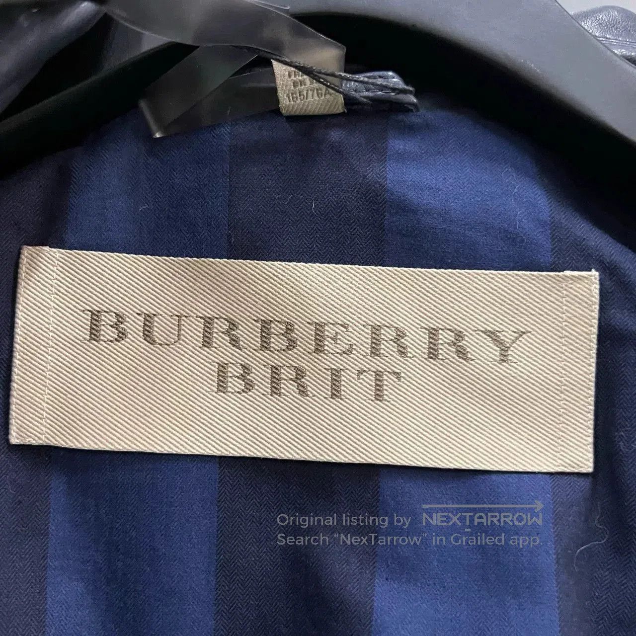 Burberry Burberry Navy Blue Full Leather Coat Size 34. Size US XS / EU 42 / 0 - 4 Thumbnail