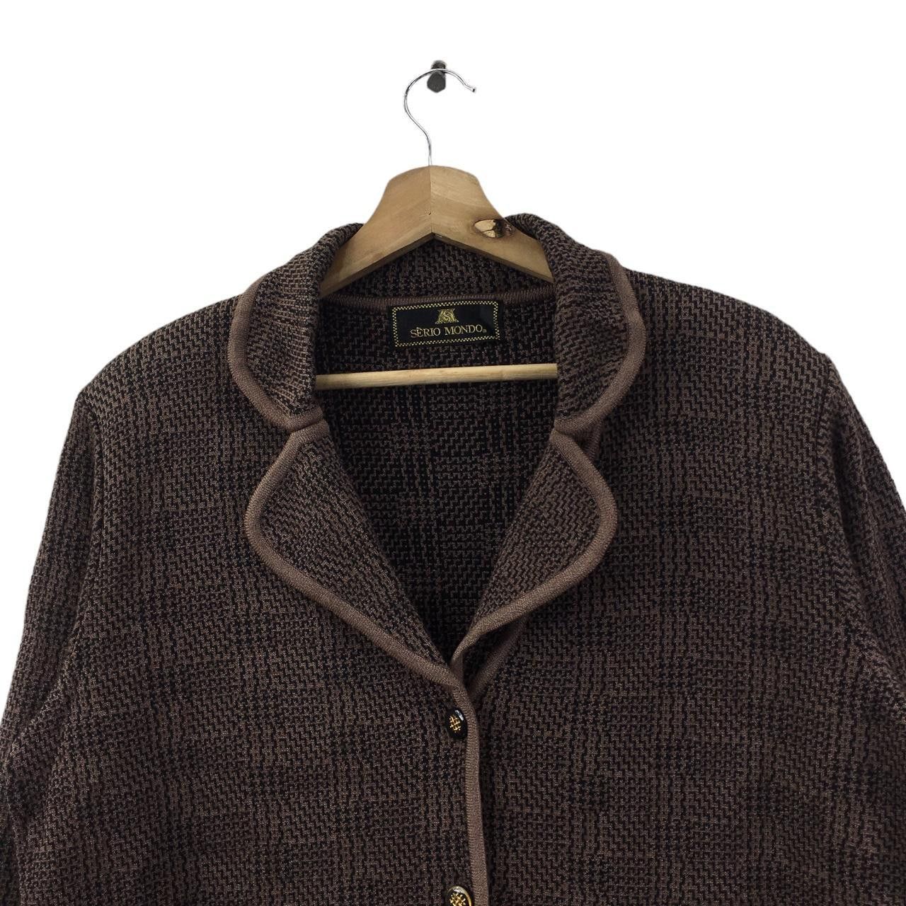 Vintage Vtg SERIO MONDO ROMA Made In Italy Plaids Checks Jacket Size US L / EU 52-54 / 3 - 2 Thumbnail