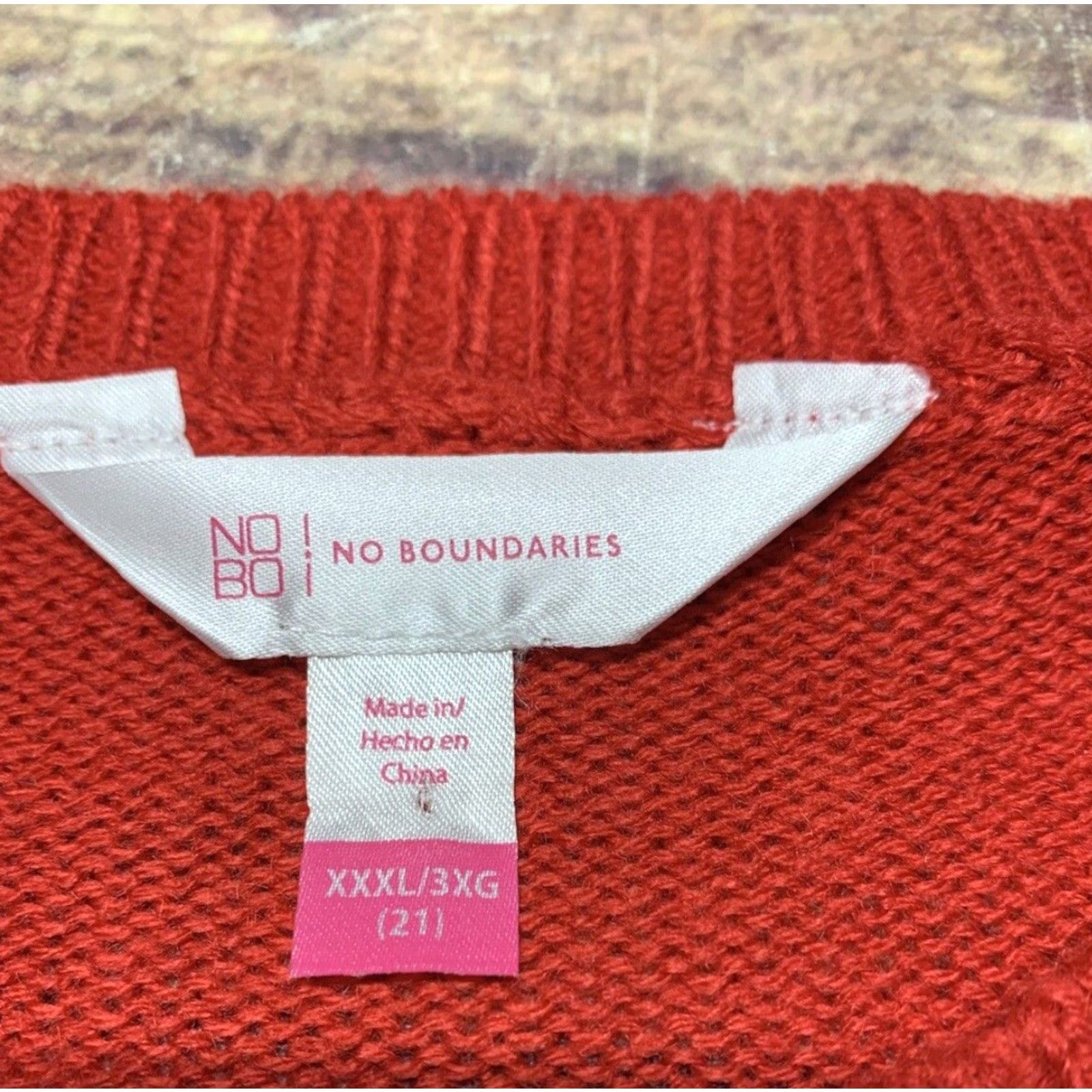 Vintage VINTAGE Christmas Sweater Woman’s XXXL Reindeer Jingle Bells Red White 3D Festive Fun Size XXL / US 16-18 / IT 52-54 - 3 Thumbnail