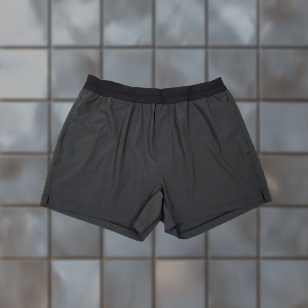 Rhone Rhone Mens Shorts 2XL Pursuit Black 5" Linerless Drawstring Pockets Beach Workout Activewear Size US 39 - 1 Thumbnail