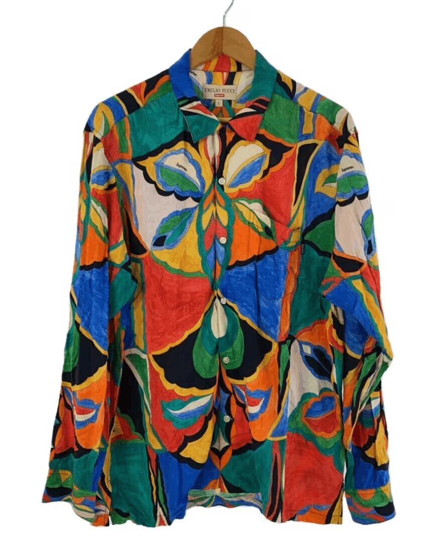 Supreme Supreme EMILIO PUCCI Multi Rayon Shirts Size US L / EU 52-54 / 3 - 1 Thumbnail