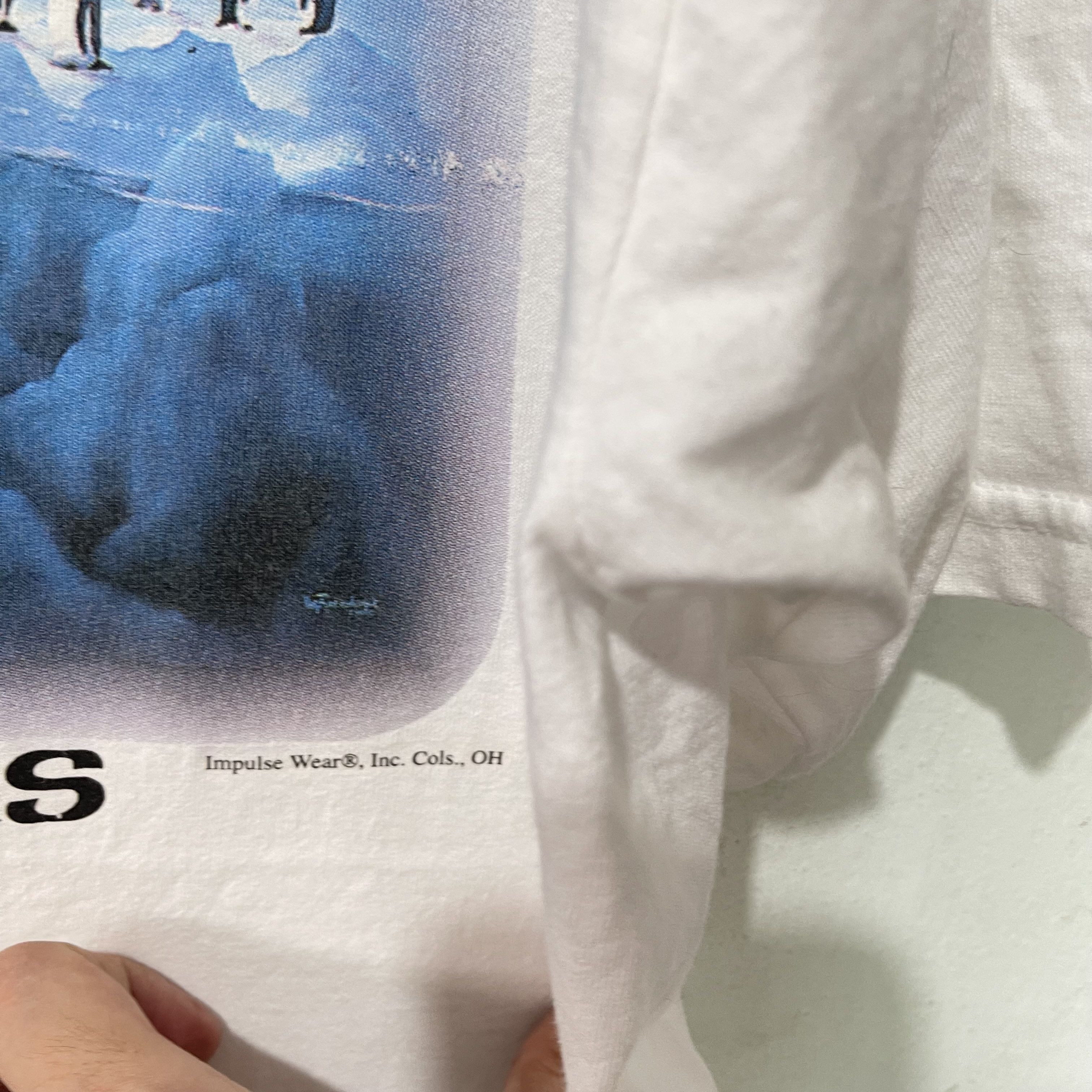 Vintage Vintage 90s Polar Strollers Orca Whale T-Shirt Size US XL / EU 56 / 4 - 4 Thumbnail