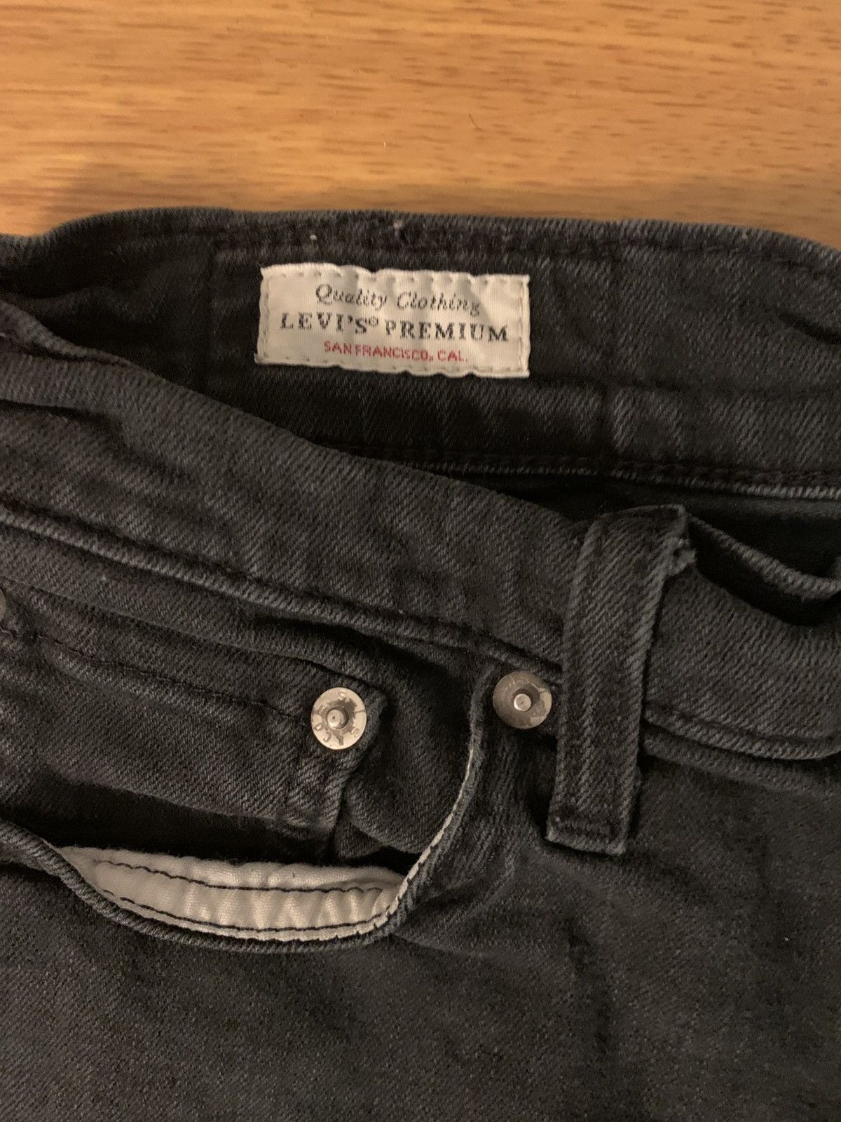 Levi's Vintage Clothing levis skinny black jeans vintage Size US 30 / EU 46 - 4 Thumbnail