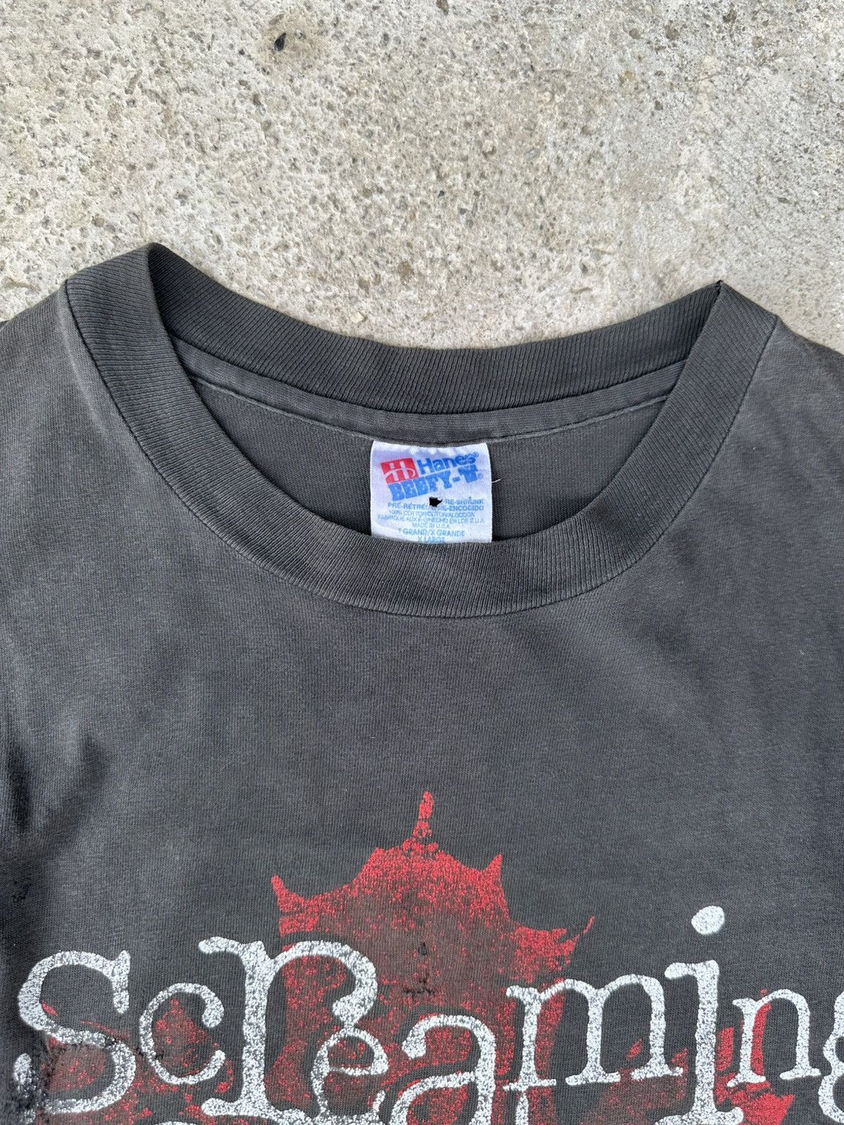 Band Tees Vintage 90's Screaming Trees Grunge Distressed Band Tees Size US XL / EU 56 / 4 - 4 Thumbnail