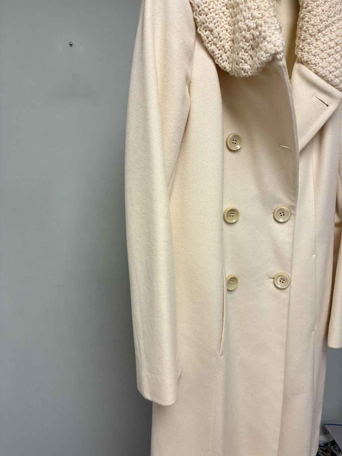Patrizia Pepe Fluffy Collar Coat 42 Size M / US 6-8 / IT 42-44 - 8 Thumbnail