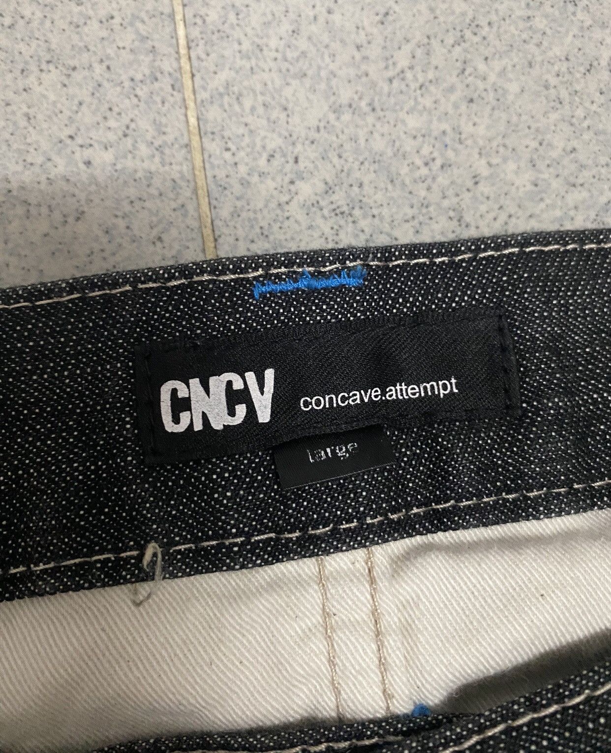 Japanese Brand Vintage CNCV Concave Attempt Japanese Denim Jeans Size US 35 - 8 Thumbnail