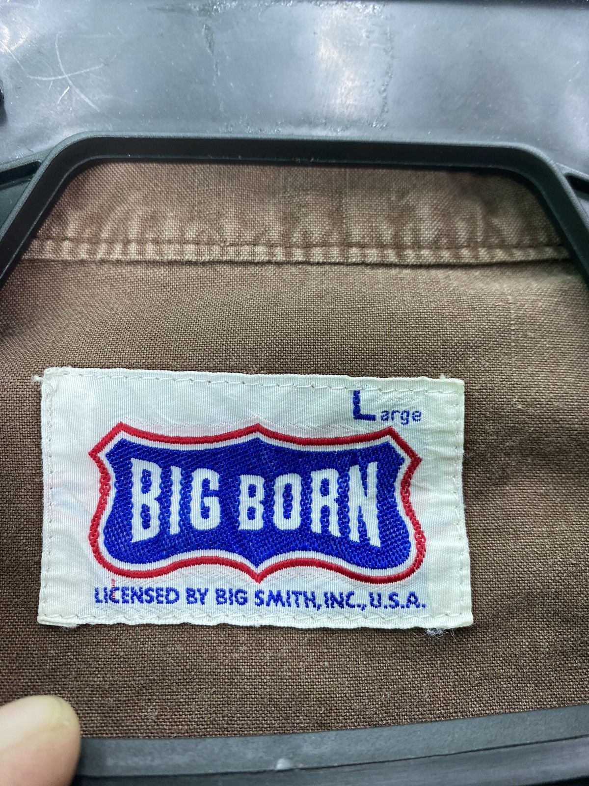 Vintage Vtg Big Born by Big Smith western pearl snap button shirts Size US L / EU 52-54 / 3 - 5 Thumbnail