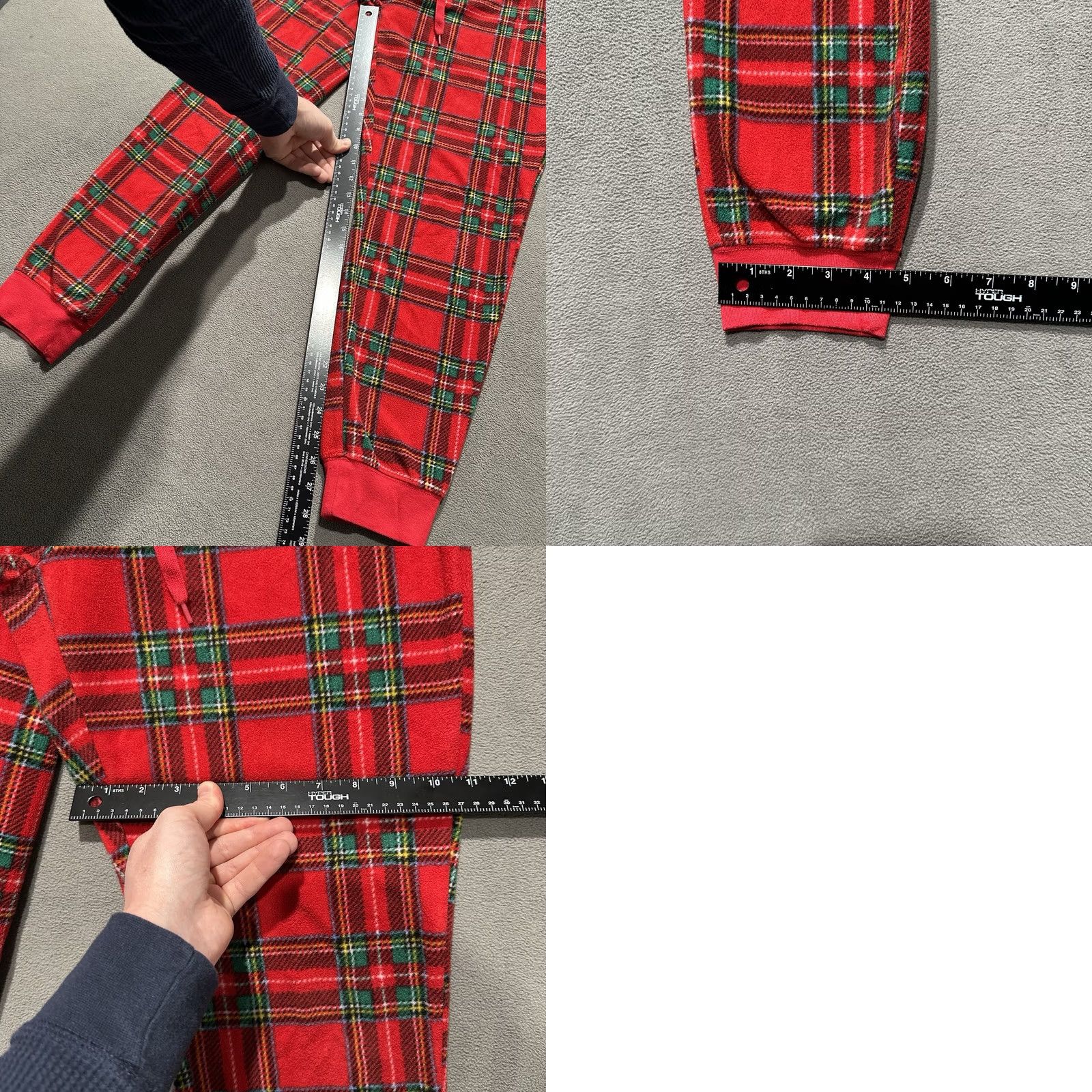 Aeropostale Aeropostale Lounge Pants Mens M Red Plaid Casual Sleep Bottoms Y2K Size US 31 - 9 Thumbnail