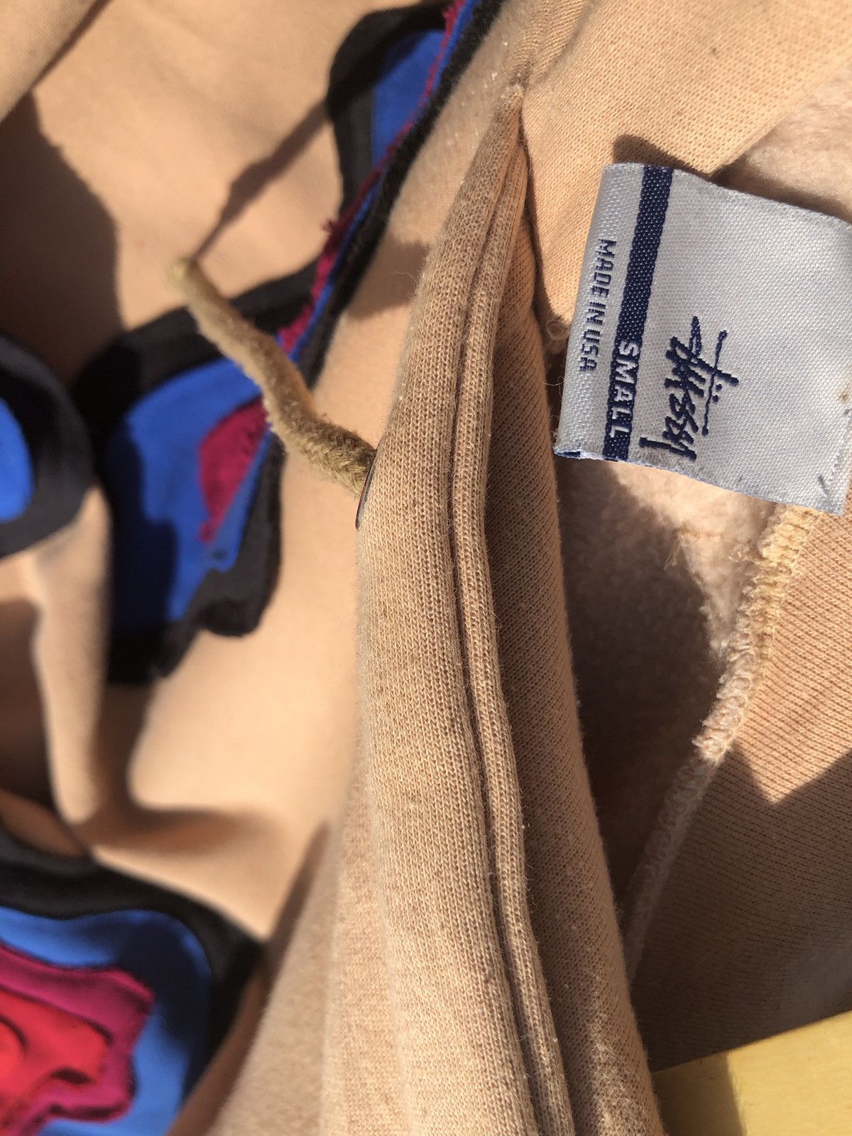 Designer × Japanese Brand × Vintage REWORKED STUSSY PSYCHEDELIC HOODIE Size US L / EU 52-54 / 3 - 5 Thumbnail