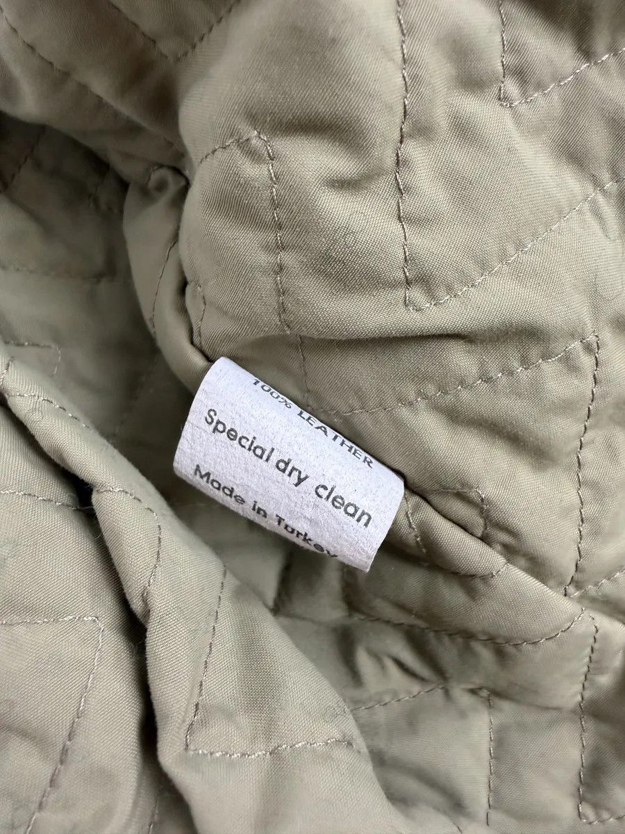 Dries Van Noten Dries Van Noten Beige Premium Leather Jacket Size US S / EU 44-46 / 1 - 8 Thumbnail