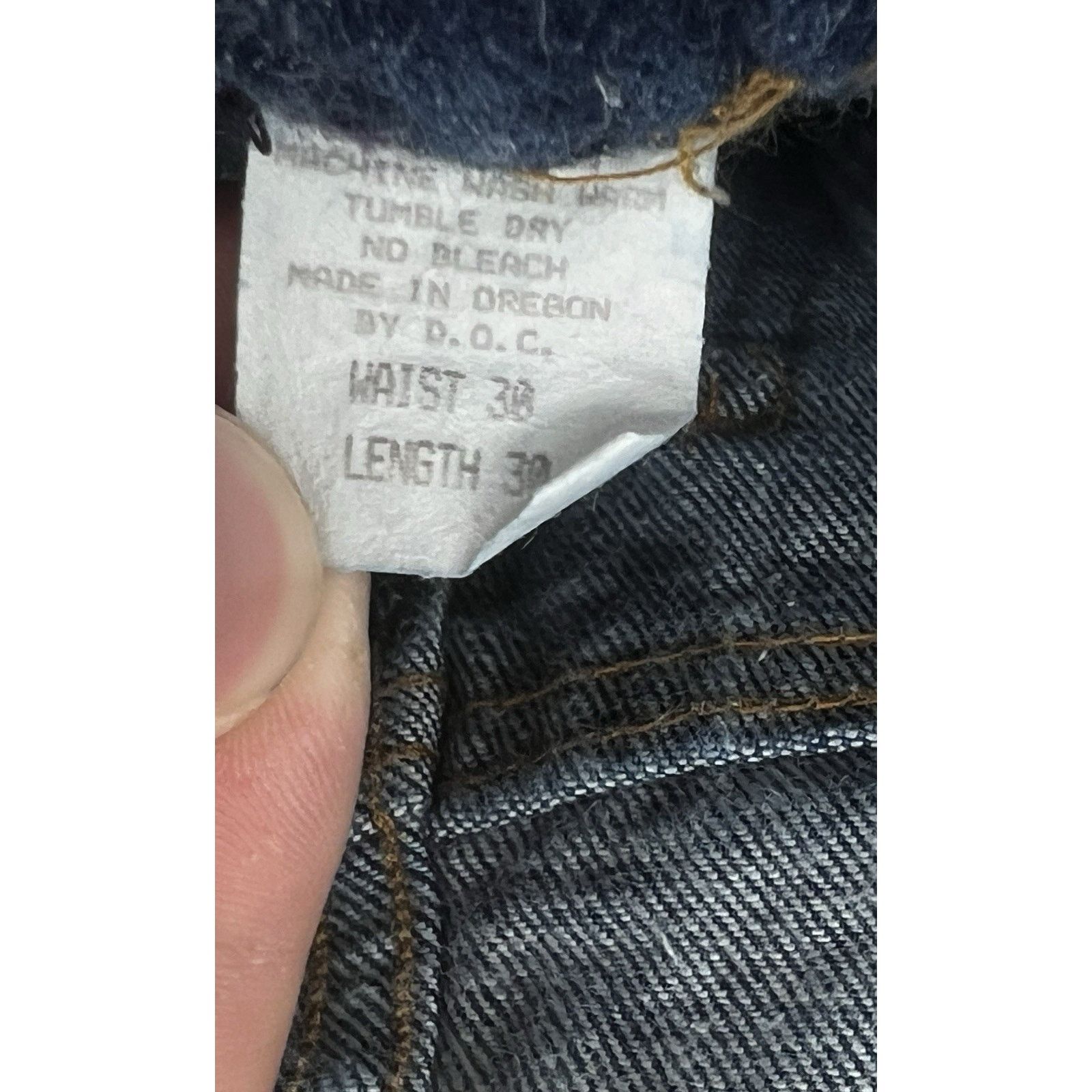 Other Oregon Prison Blues Jeans With Stamp Size Waist 30 Length 30 Size US 30 / EU 46 - 4 Thumbnail