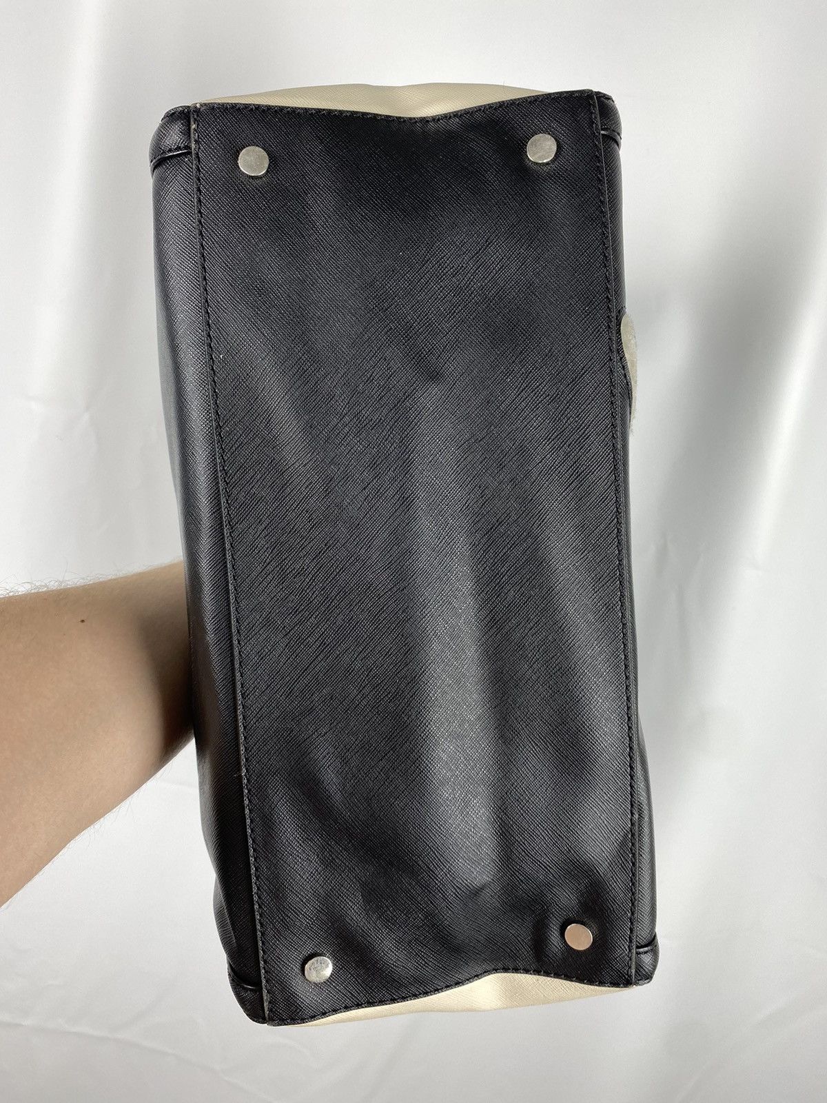 Karl Lagerfeld Karl Lagerfeld Saffiano Leather Logo Handbag Size ONE SIZE - 6 Thumbnail
