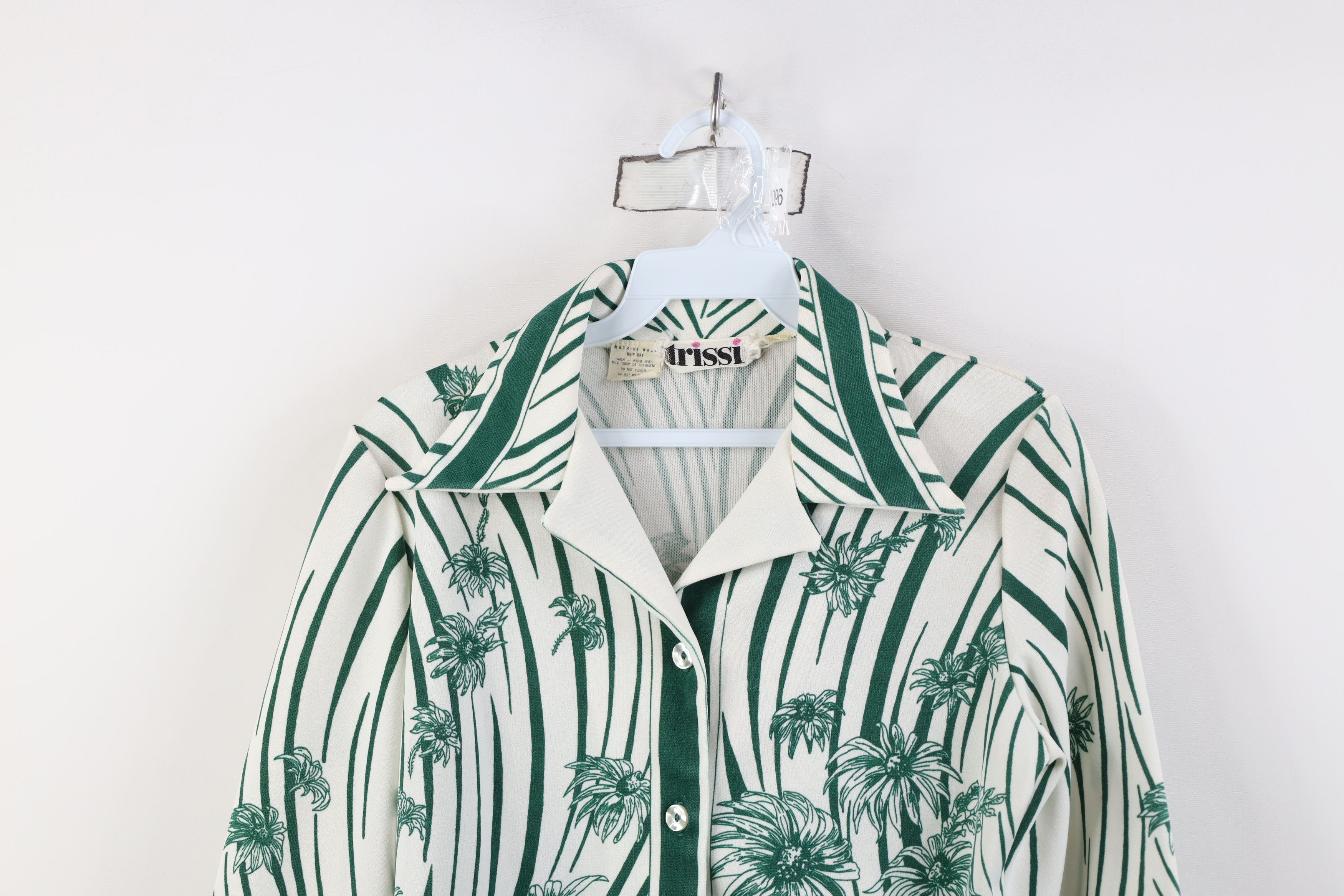 Vintage Vintage 70s Mid Century Modern MCM Collared Button Shirt USA Size L / US 10 / IT 46 - 2 Thumbnail