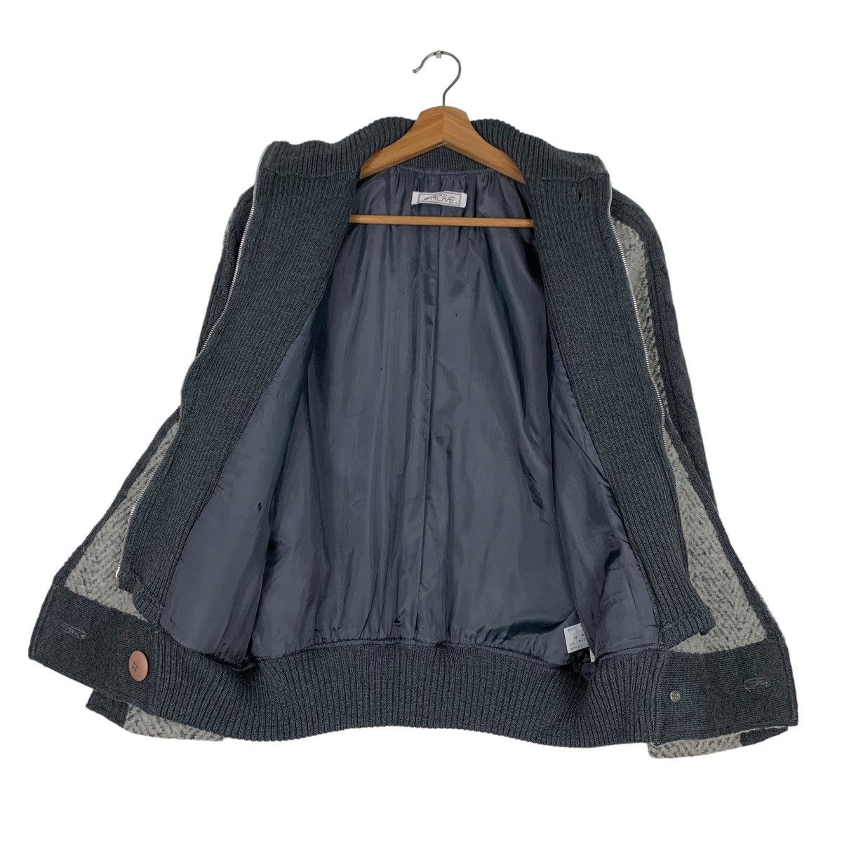 Japanese Brand GROVE Soft Sport Double Layer Wool Jacket #0293-C13 Size US M / EU 48-50 / 2 - 12 Thumbnail
