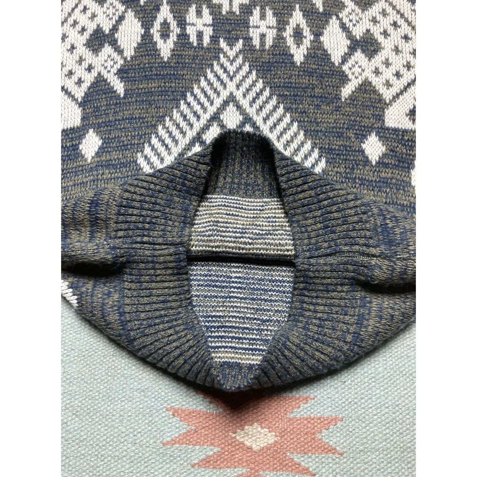 McGregor VINTAGE McGregor Geometric Knit Sweater Pullover 80s Small Gray Men S Acrylic Knit Geometric 80s Mens Size US S / EU 44-46 / 1 - 3 Thumbnail