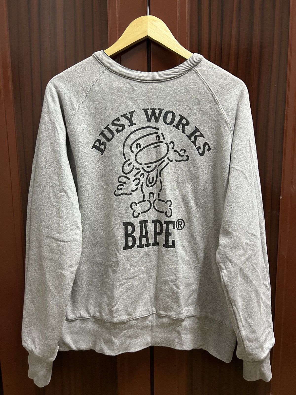 Bape BABY MILO REVERSIBLE CREWNECK (2005) Size US M / EU 48-50 / 2 - 2 Thumbnail