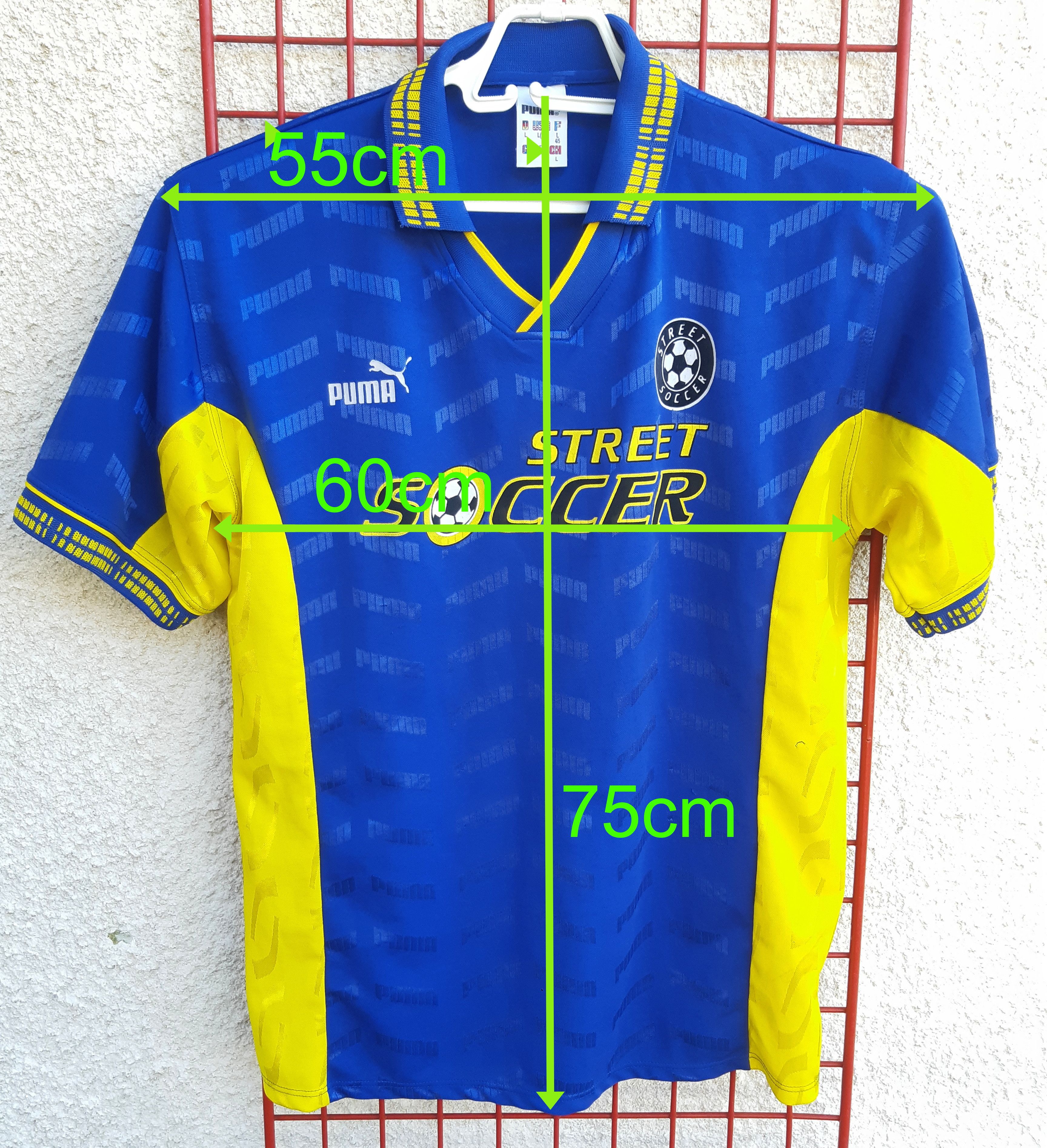 Puma Vintage 90s PUMA Street Soccer Jersey size L Size US L / EU 52-54 / 3 - 7 Thumbnail