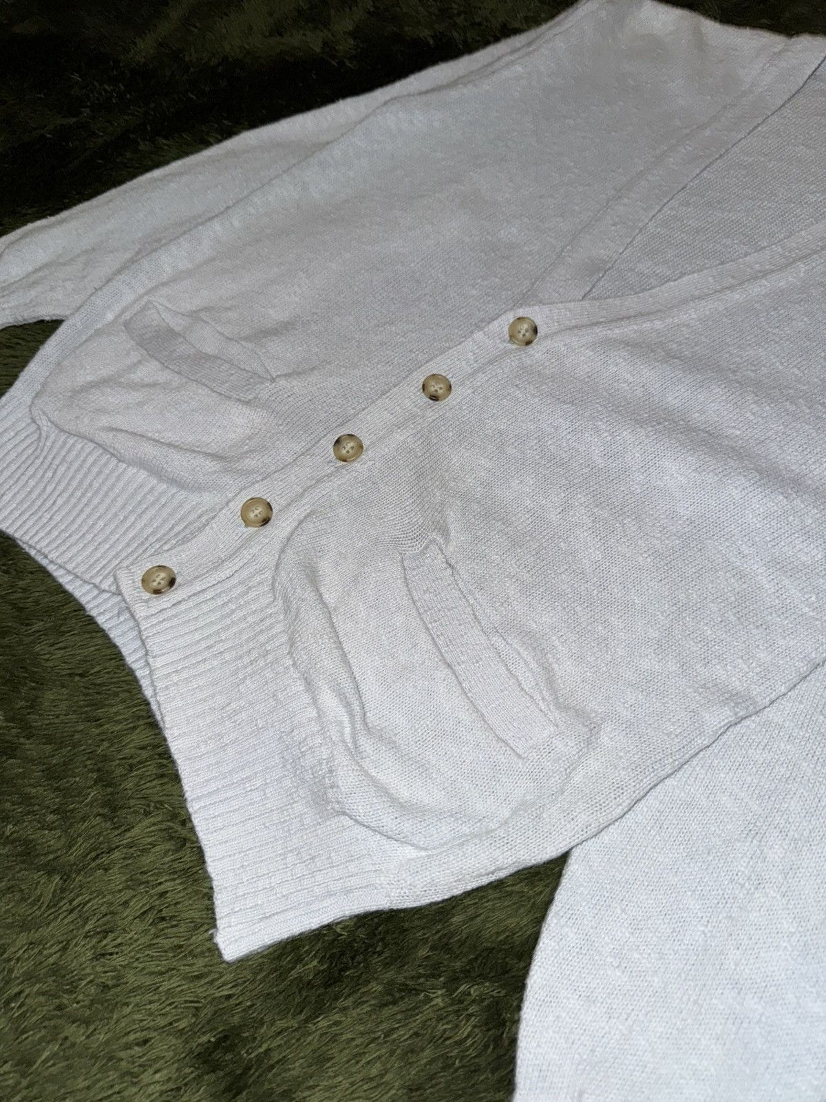Chaps Ralph Lauren [M] Chaps Ralph Lauren Japan Textured Classic-Fit Cardigan Size US M / EU 48-50 / 2 - 4 Thumbnail