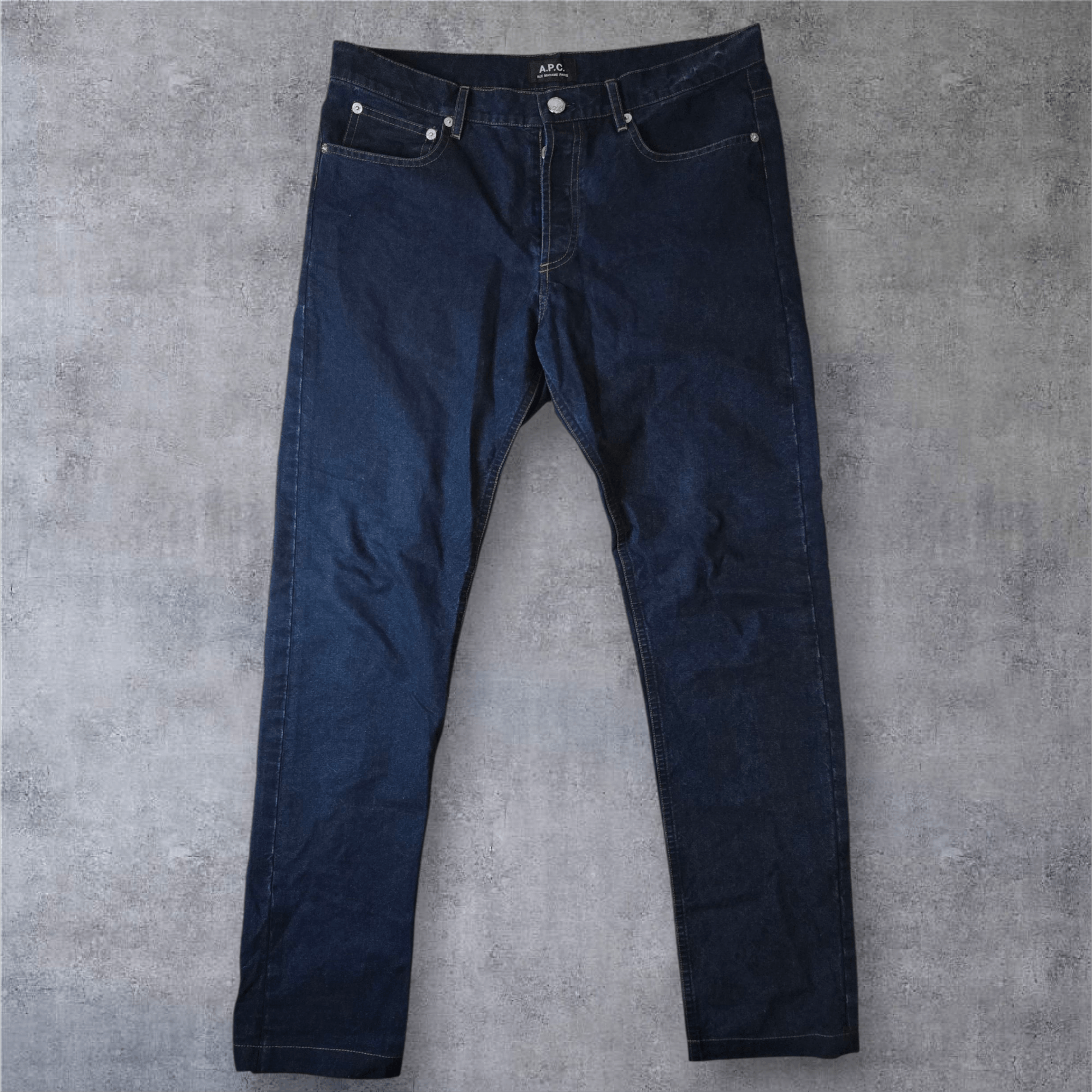 A.P.C. A.P.C. Slim Indigo Denim Size US 32 / EU 48 - 1 Thumbnail
