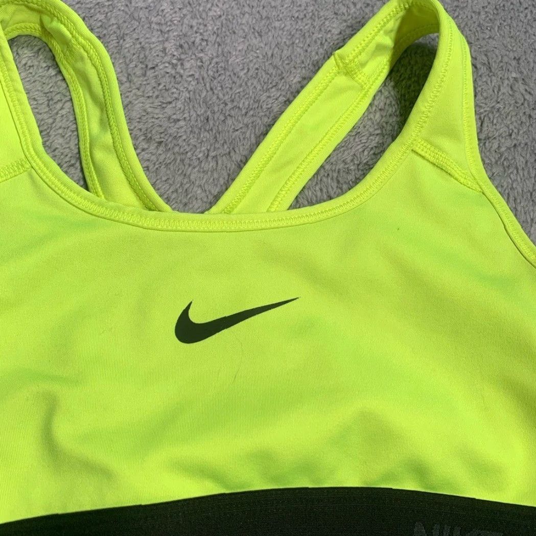 Nike Nike Pro Women’s Bright Yellow Sports Bra S Yellow Bra Women’s Nike Pro Sports Bra, Yellow, S Size ONE SIZE - 2 Thumbnail
