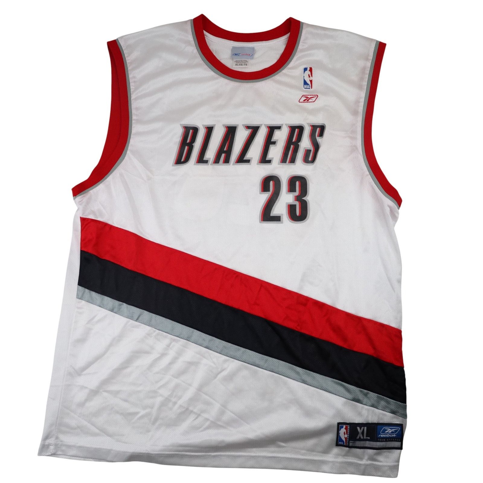 NBA × Reebok × Vintage VTG Reebok Portland Blazers #23 Darius Miles Jersey Size US XL / EU 56 / 4 - 2 Thumbnail