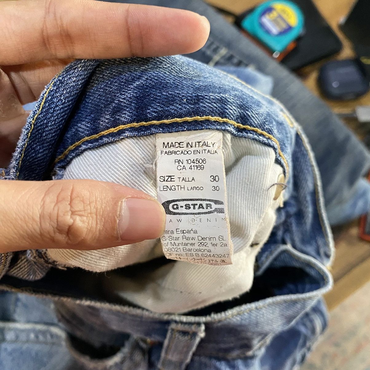 G-Star vintage G-Star Raw Elwood 3D denim jeans. Size US 30 / EU 46 - 17 Thumbnail