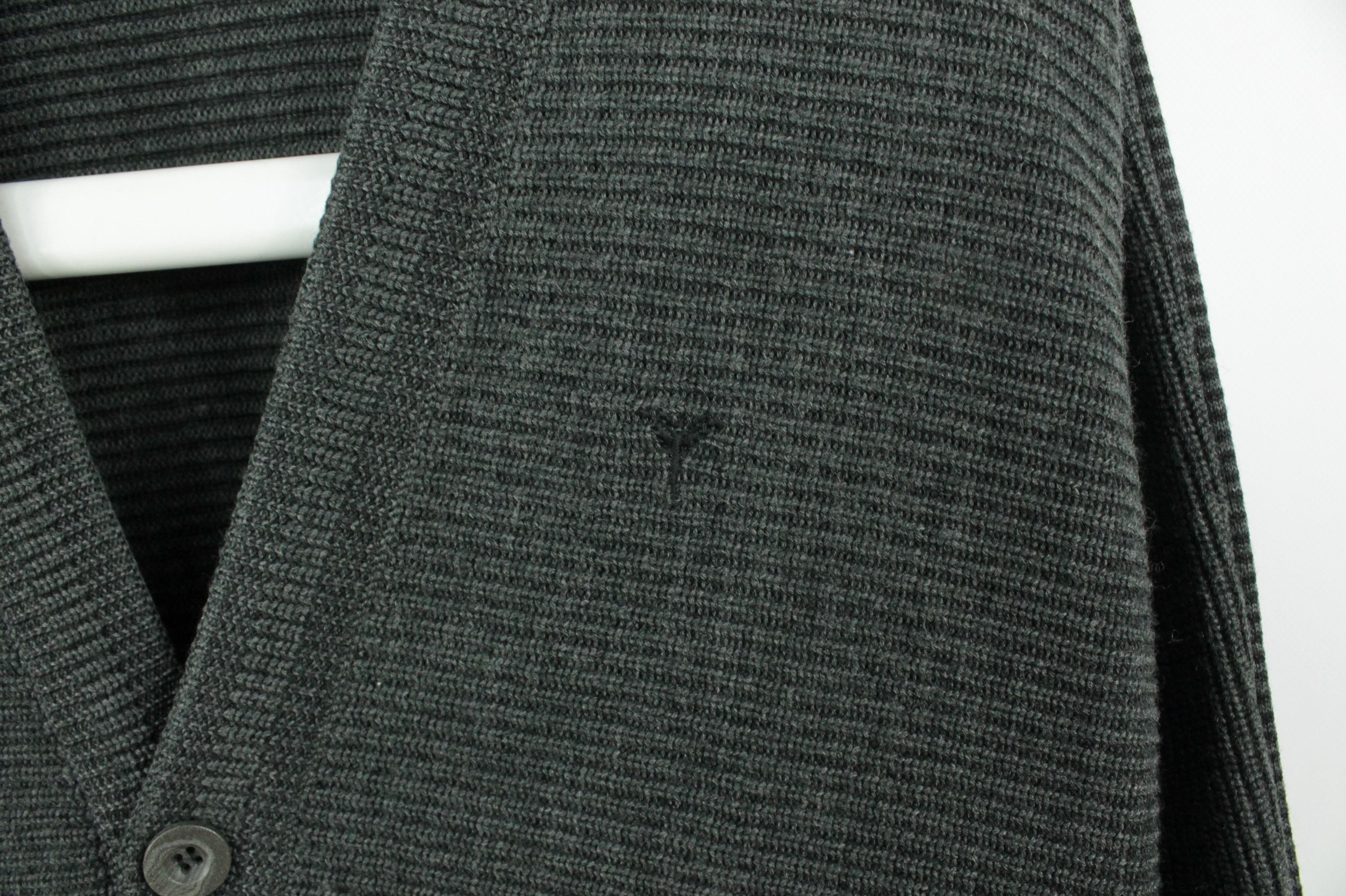 Carlo Colucci Vintage Carlo Colucci Knitwear Gray Wool Cardigan Sweater Size US L / EU 52-54 / 3 - 4 Thumbnail