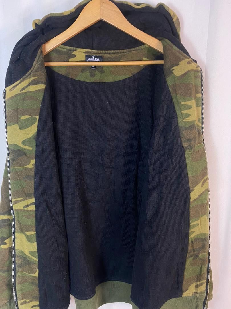 Gimme Five Gimme five camo zipper hoodie Size US XL / EU 56 / 4 - 7 Thumbnail