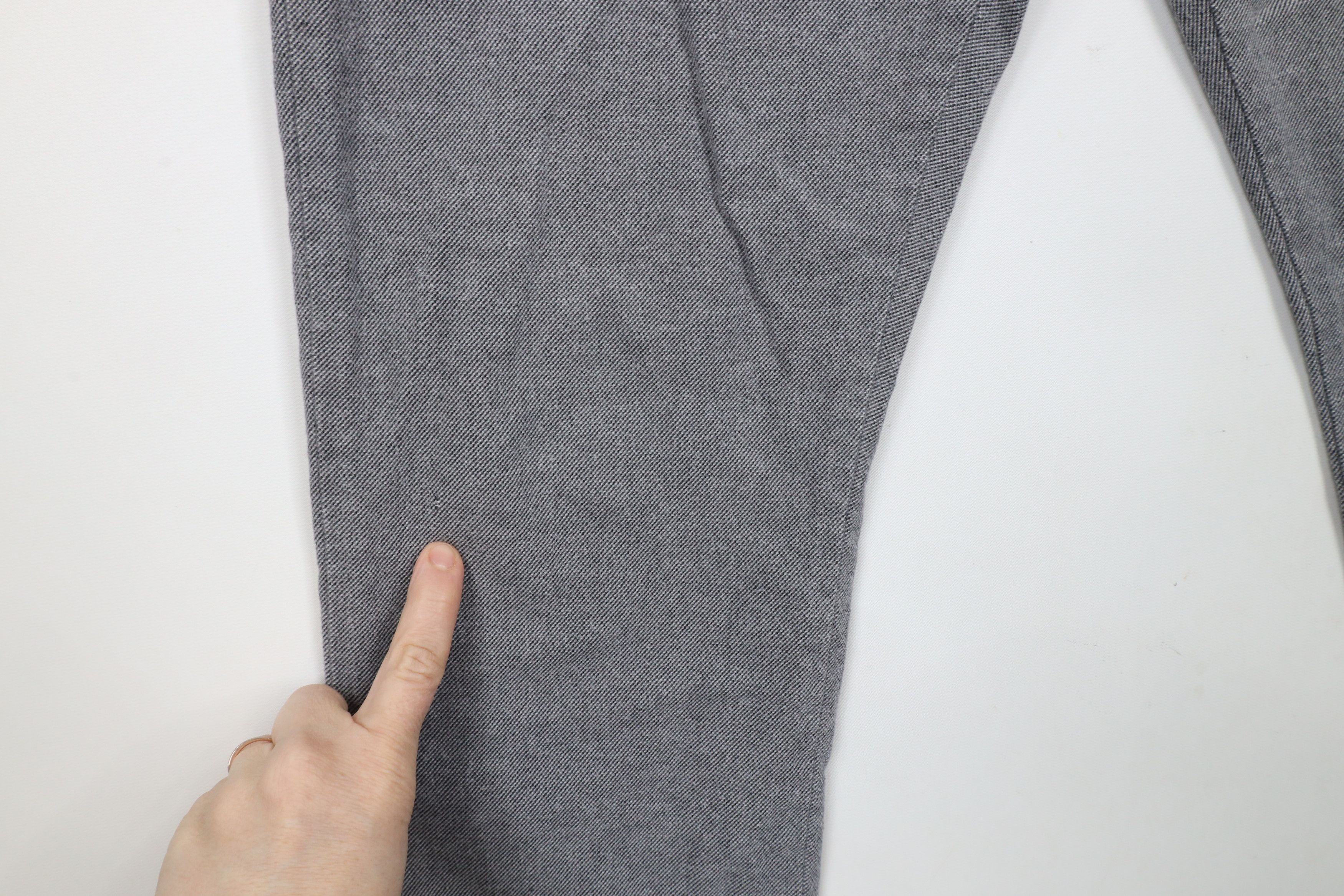 J.Crew × Vintage J Crew Slim Fit Flex Brushed Twill Trousers Chino Pants Gray Size US 32 / EU 48 - 5 Thumbnail