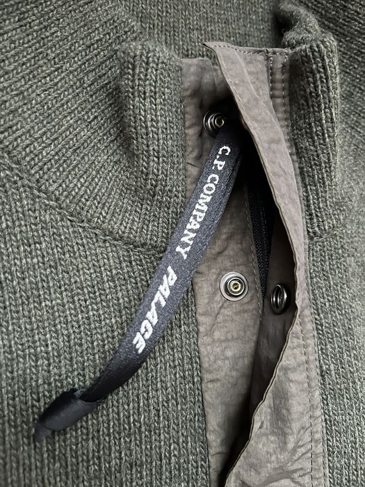 Palace C.P. Company x Palace Funnel Neck Knit | Grailed