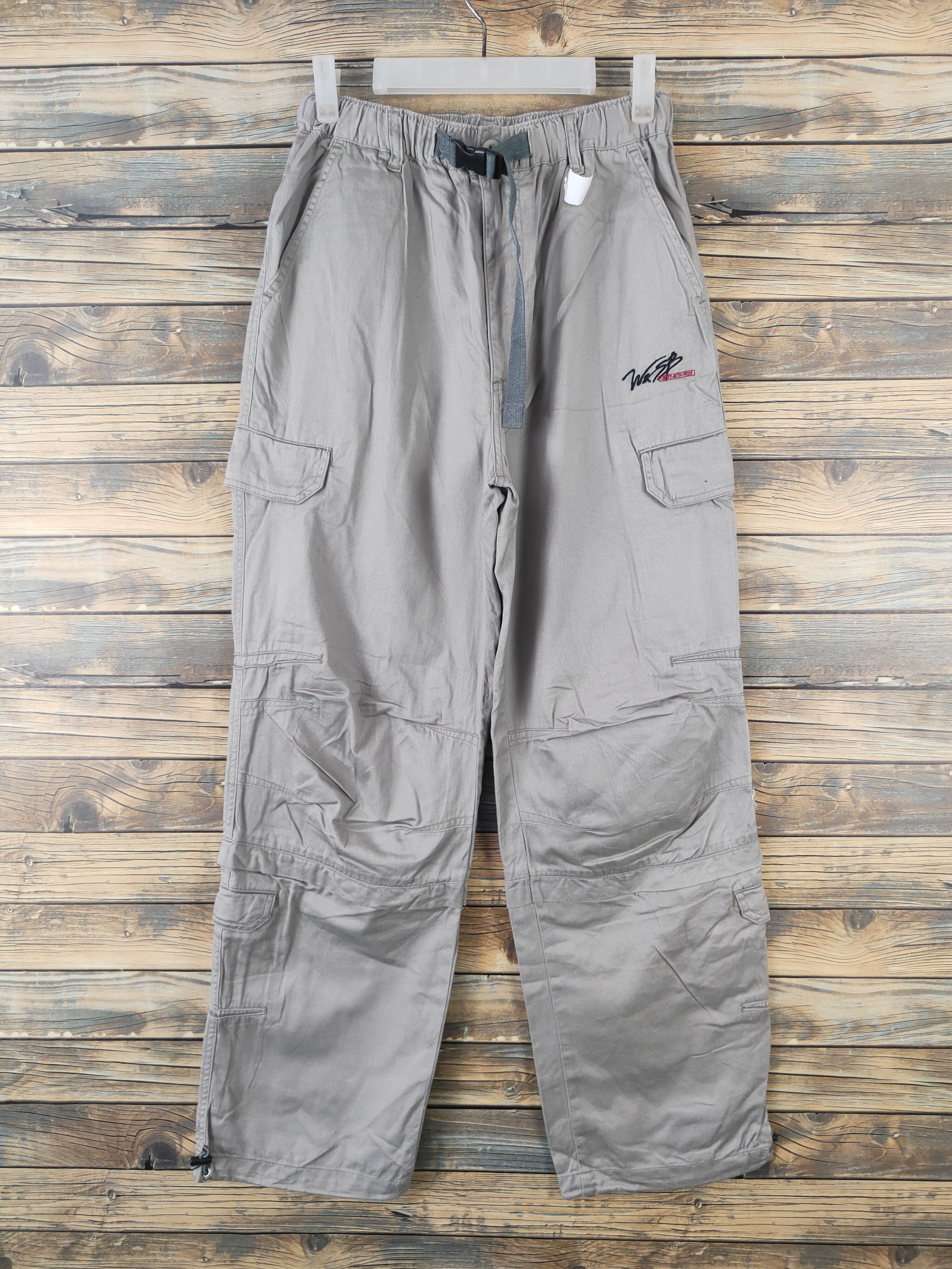 DL Japanese Brand Gray Multipocket Cargo Pants #2104